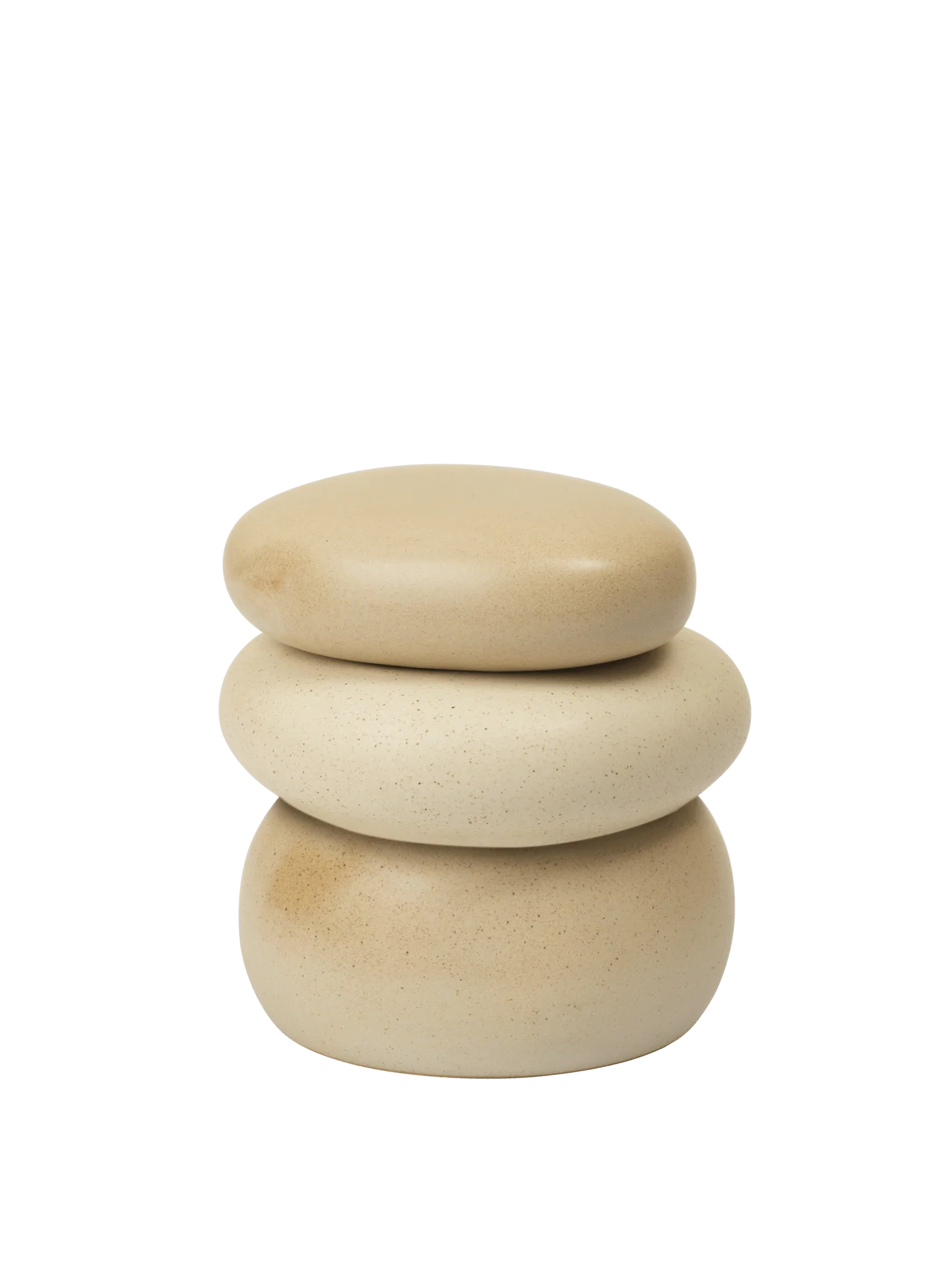 Pebble Box - Large - Sand/Cream