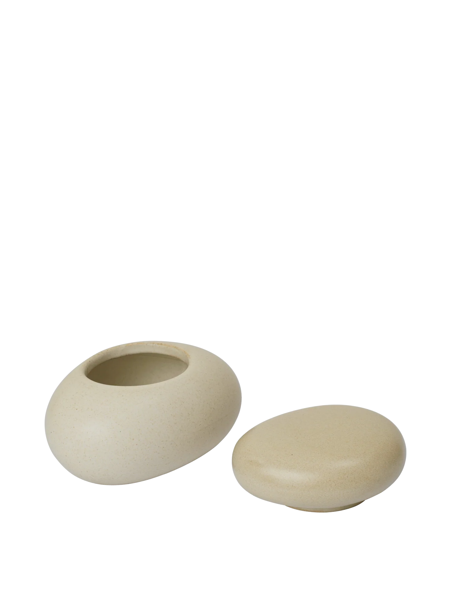 Pebble Box - Small - Sand/Cream - Image 2