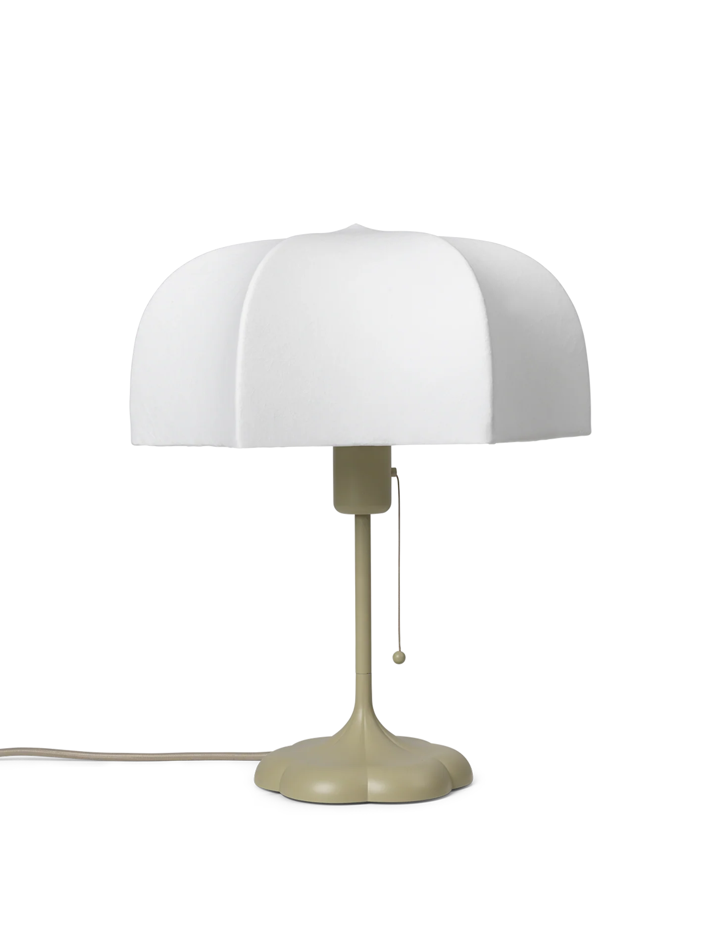 Poem Table Lamp - White/Cashmere - UL