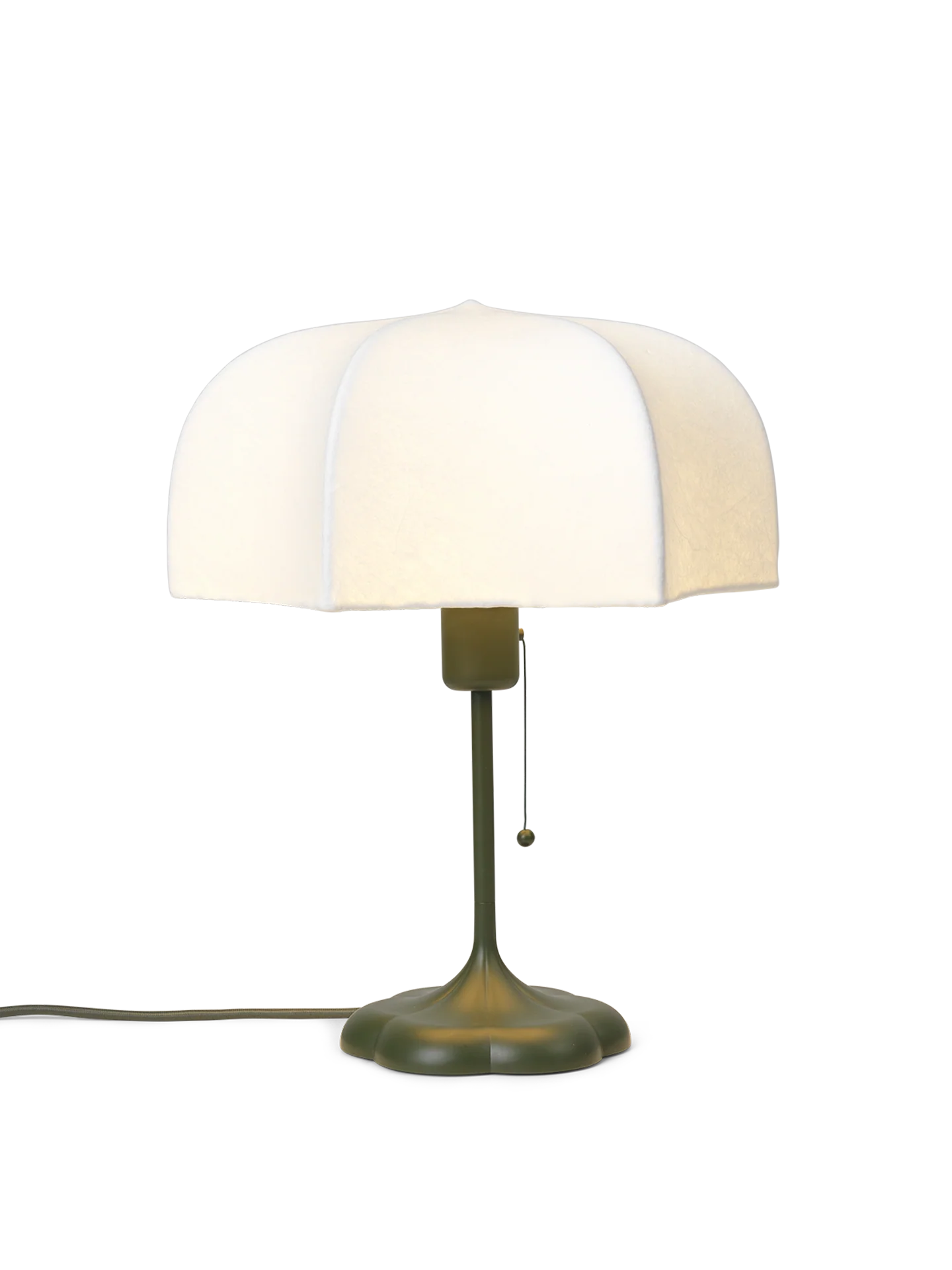 Poem Table Lamp - White/Grass Green - UL - Image 2