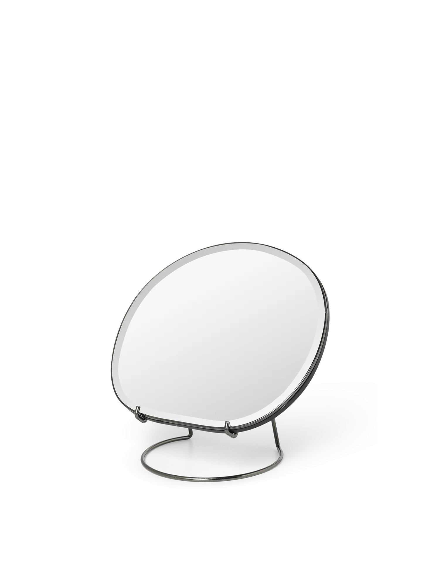 Pond Table Mirror - Dark Chrome