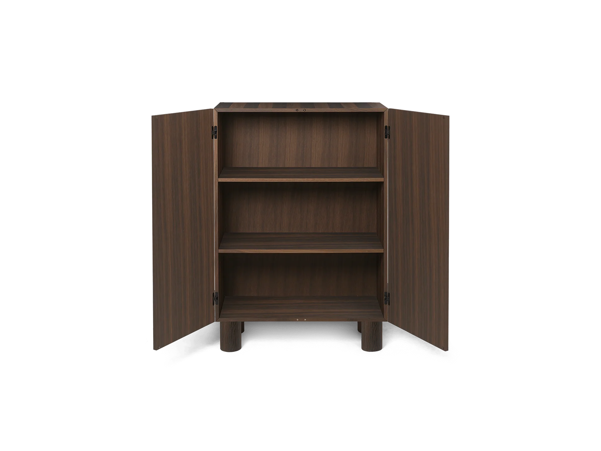 Post Storage Cabinet - Smoked Oak - Image 4