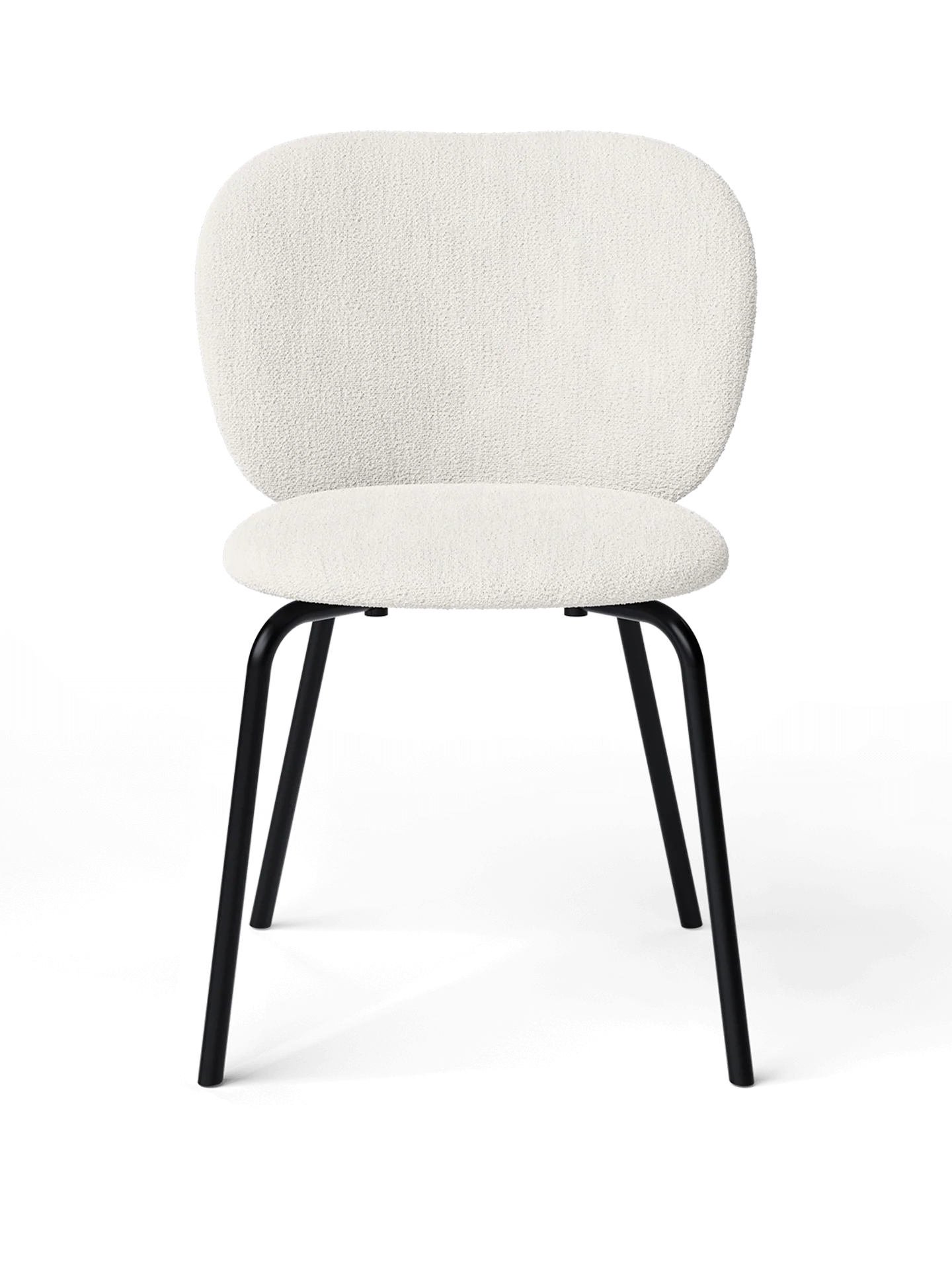 Rico Chair - Black - Bouclé - Off-white - US