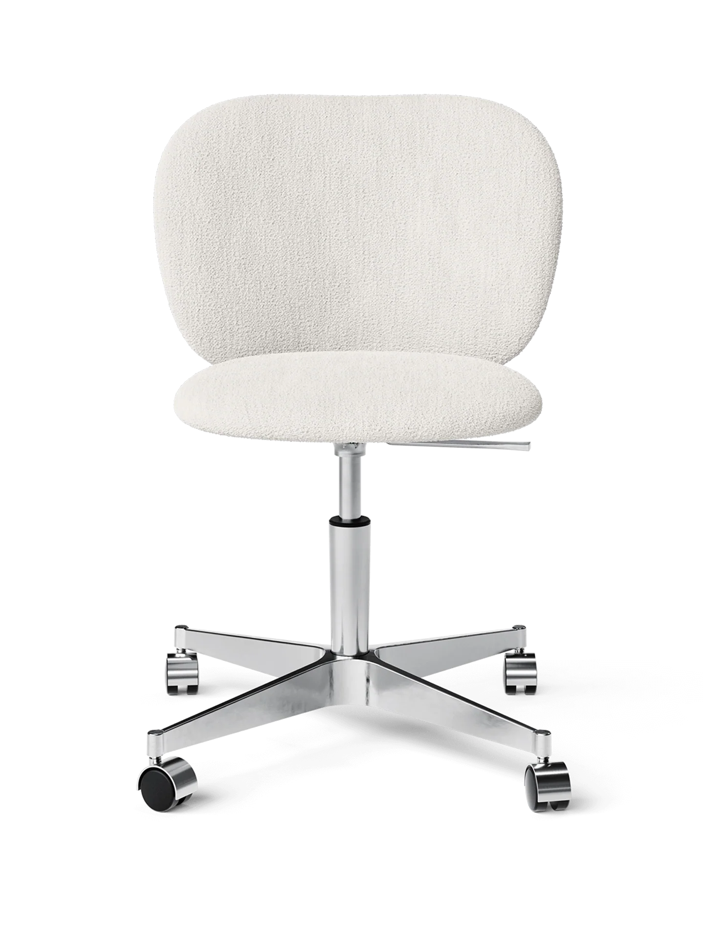 Rico Chair - Castors - Bouclé - Off-white - US