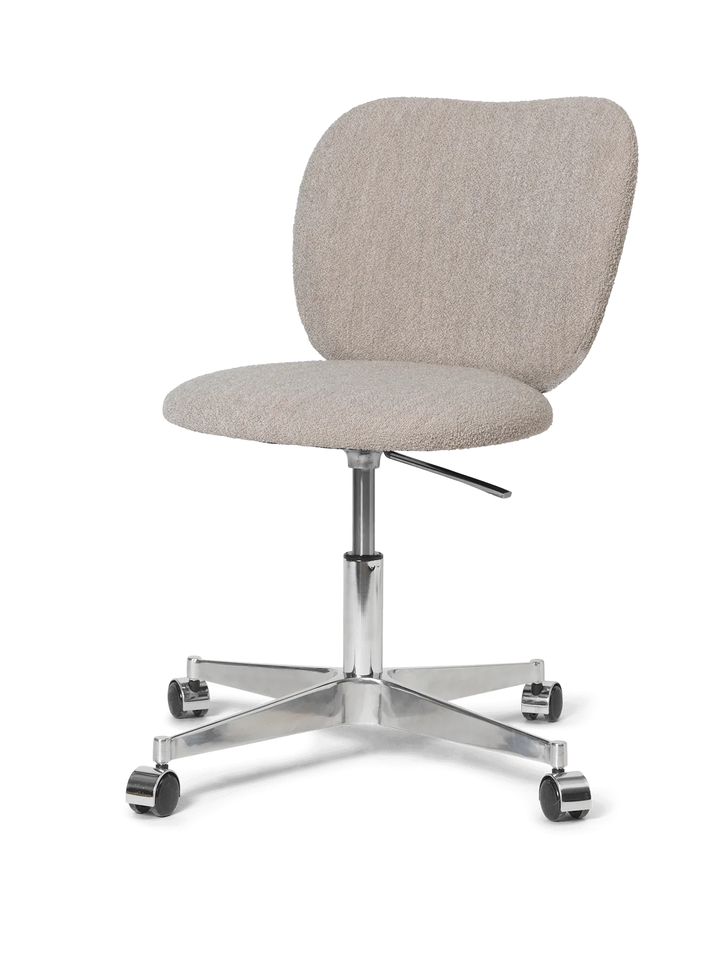 Rico Chair - Castors - Soft Bouclé - Natural - US - Image 5