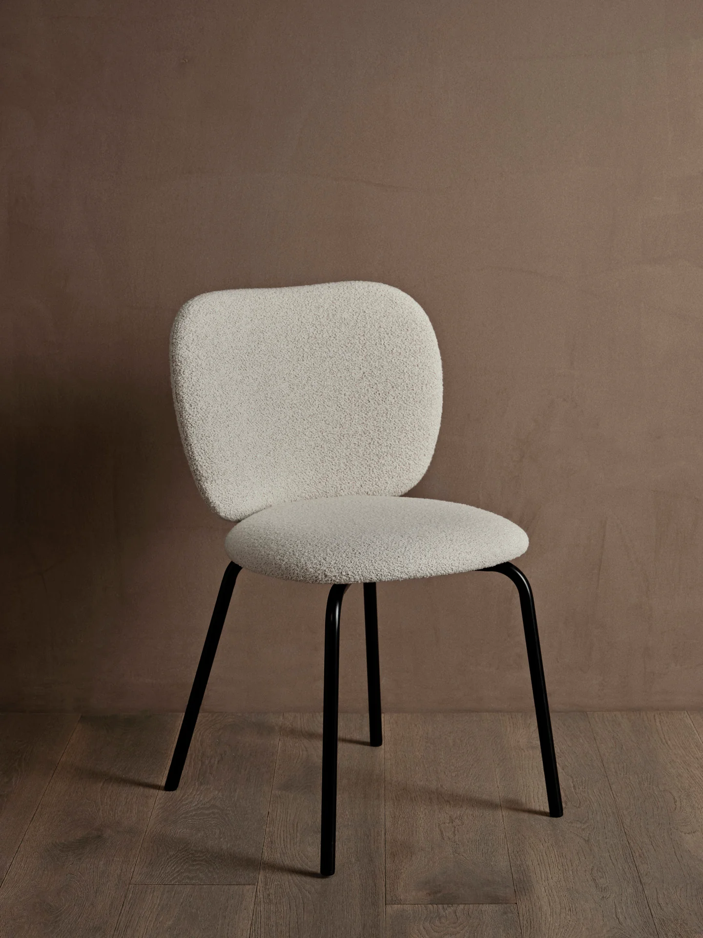 Rico Chair - Black - Soft Bouclé - Off-White/Sand - US - Image 2