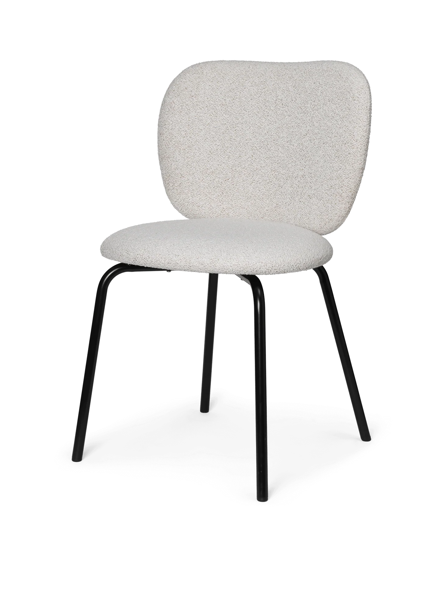 Rico Chair - Black - Soft Bouclé - Off-White/Sand - US - Image 5