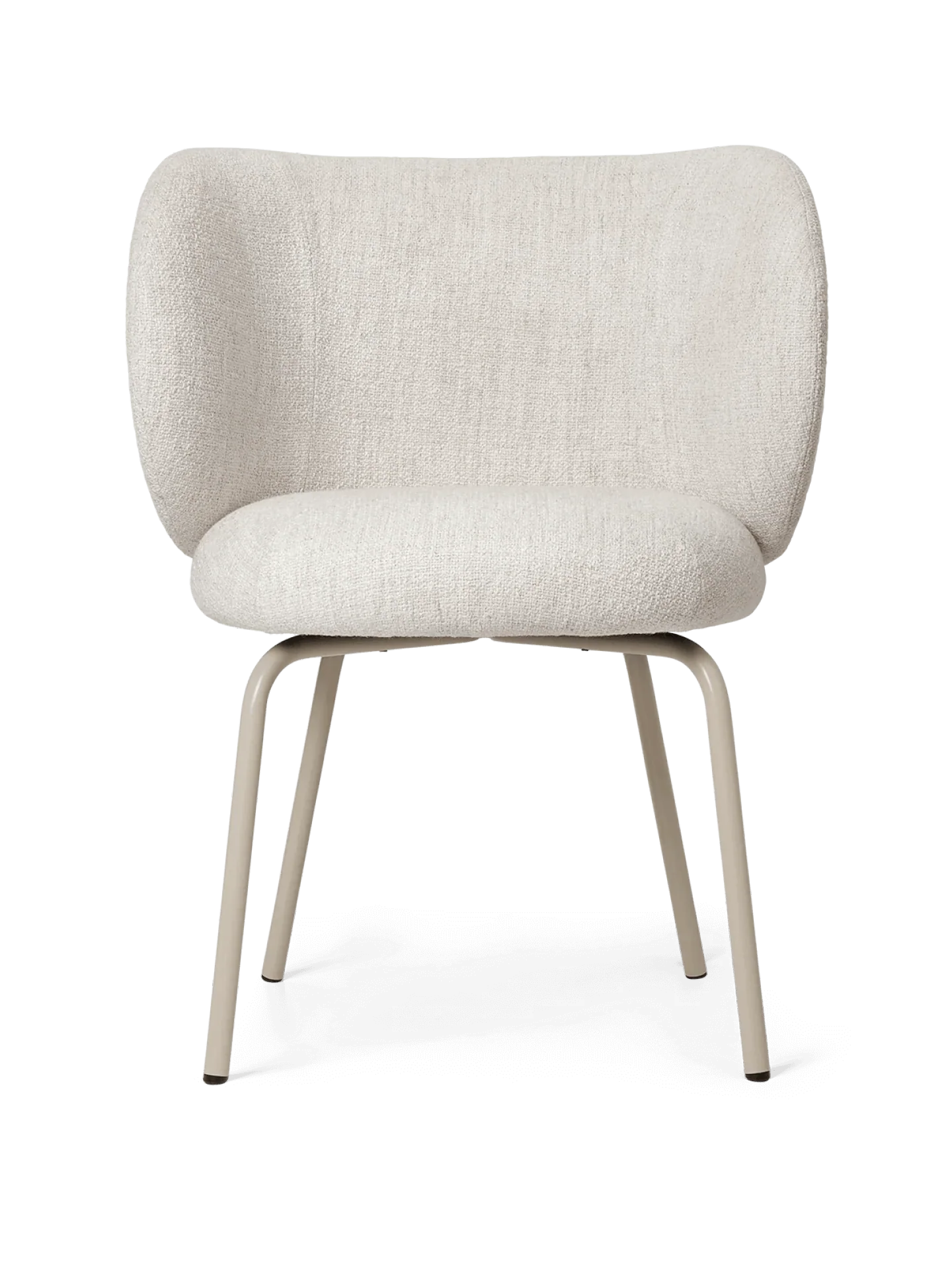 Rico Dining Chair - Cashmere - Bouclé - Off-White - US