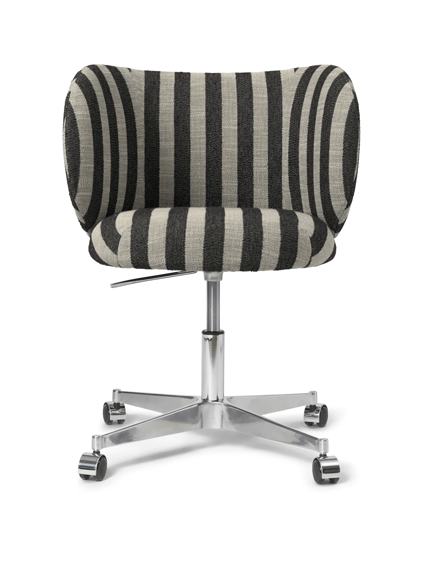 Rico Dining Chair - Castors - Louisiana - Sand/Black - US