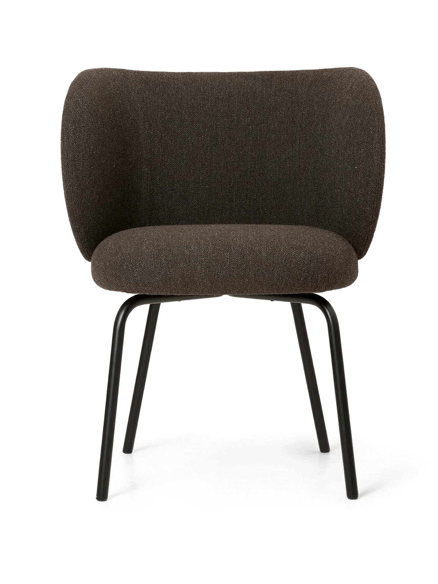 Rico Dining Chair - Black - Hallingdal - Dark Grey/Brown - US