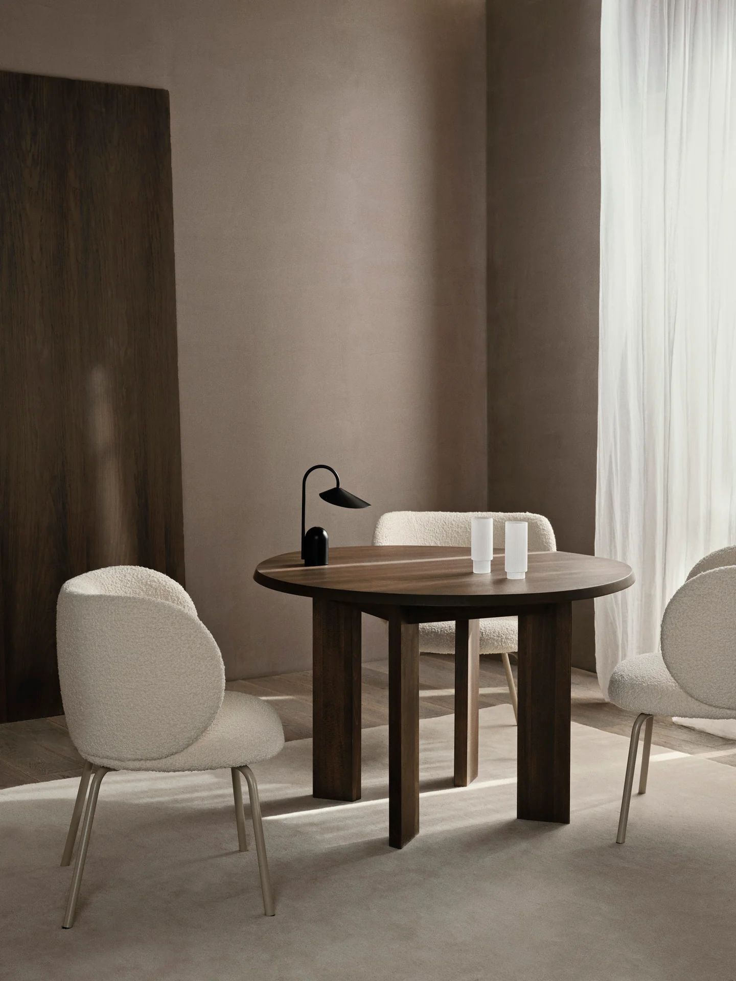 Rico Dining Chair - Cashmere - Nordic Bouclé - Off-White - US - Image 2