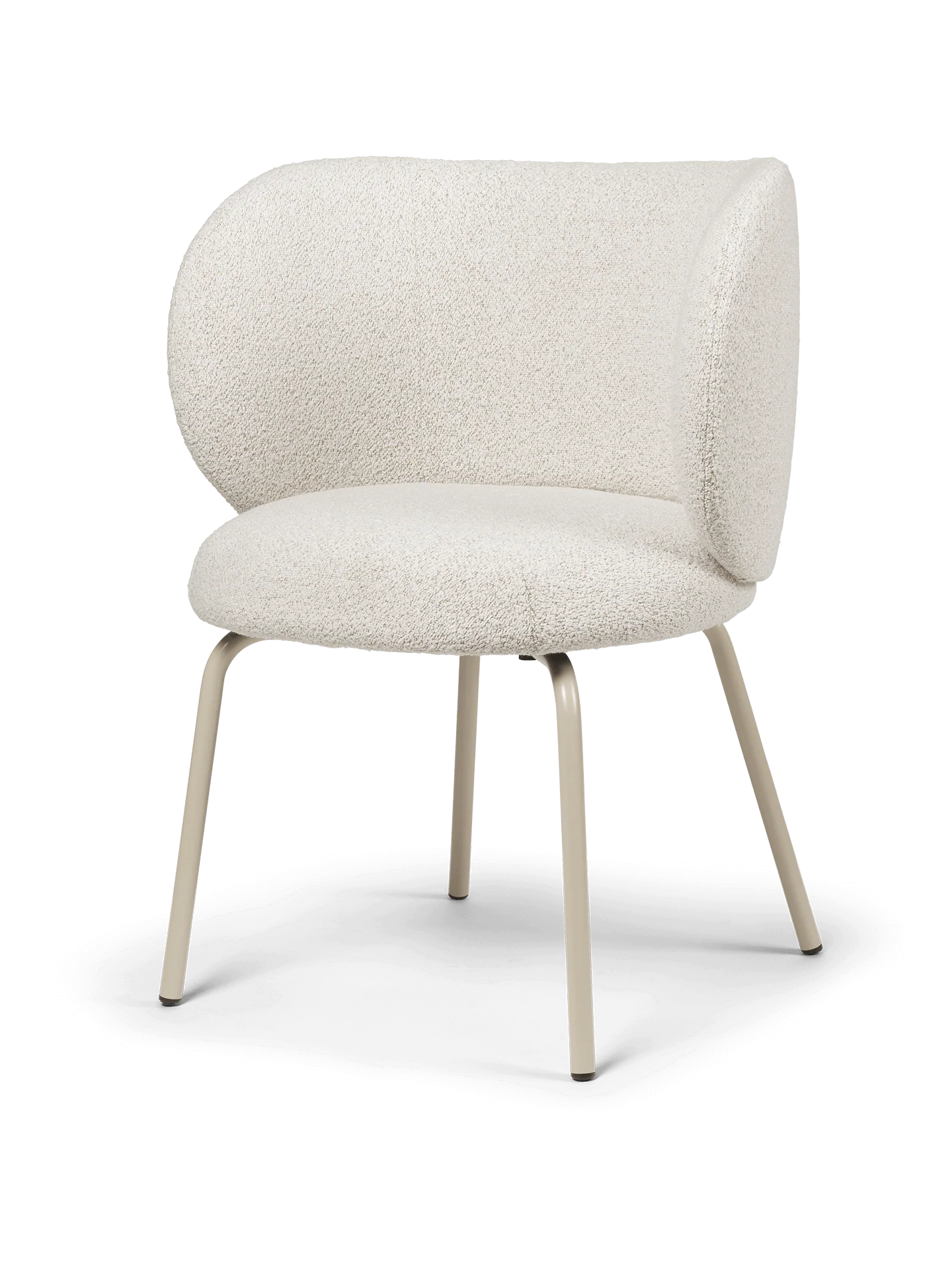 Rico Dining Chair - Cashmere - Soft Bouclé - Off-White/Sand - US - Image 3