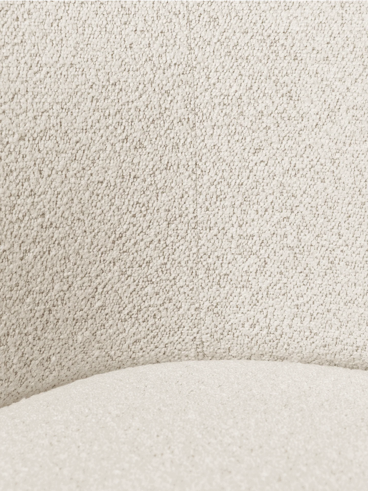 Rico Dining Chair - Cashmere - Soft Bouclé - Off-White/Sand - US - Image 4