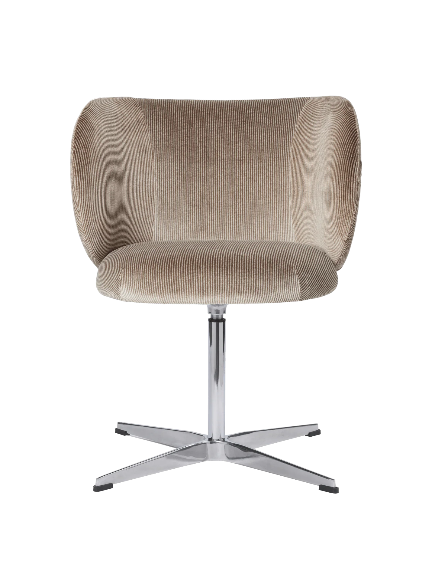 Rico Dining Chair - Swivel - Devoré Velvet - Flint Grey - US