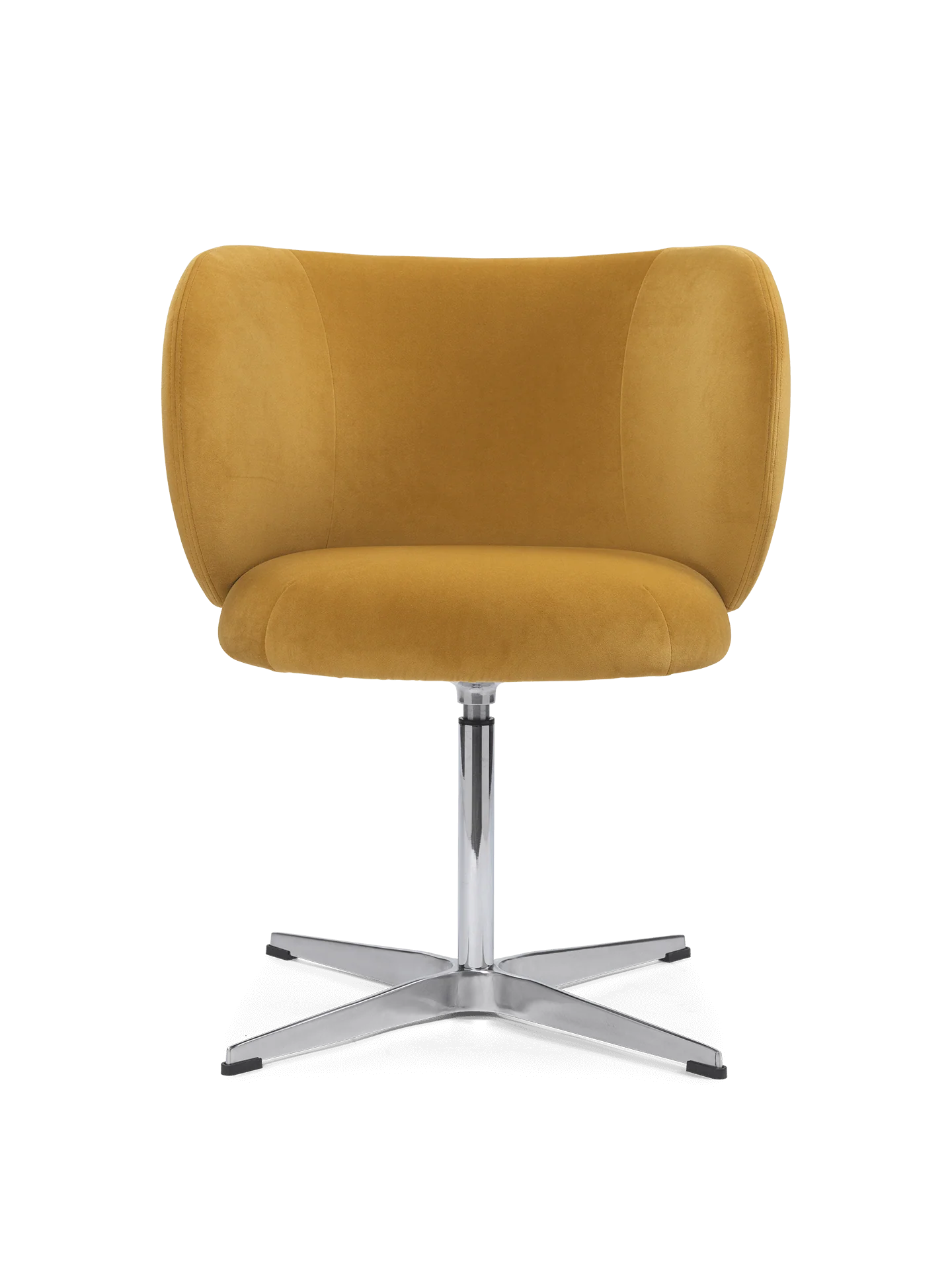Rico Dining Chair - Swivel - Rich Velvet - Honey - US