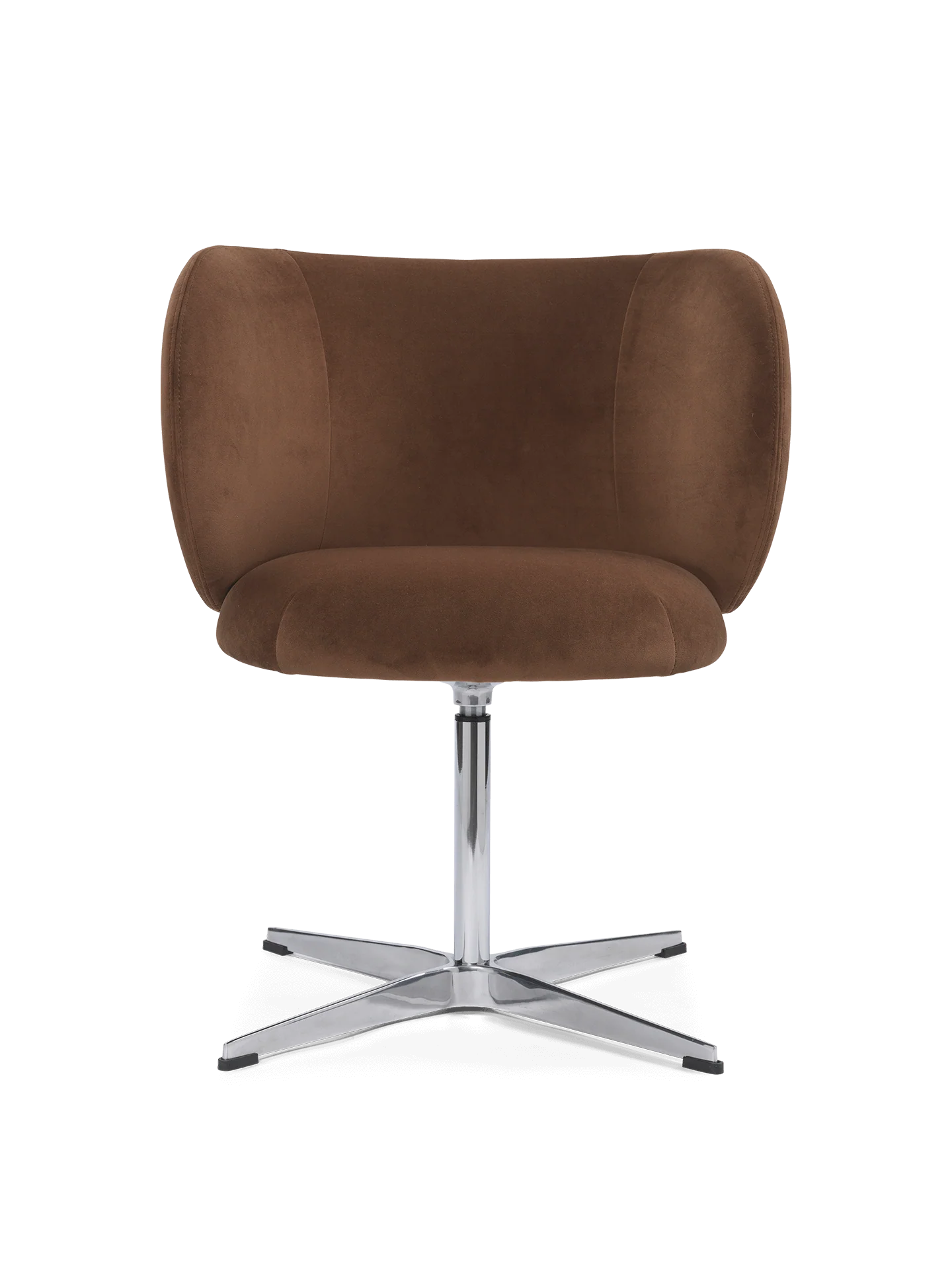 Rico Dining Chair - Swivel - Rich Velvet - Soft Brown - US