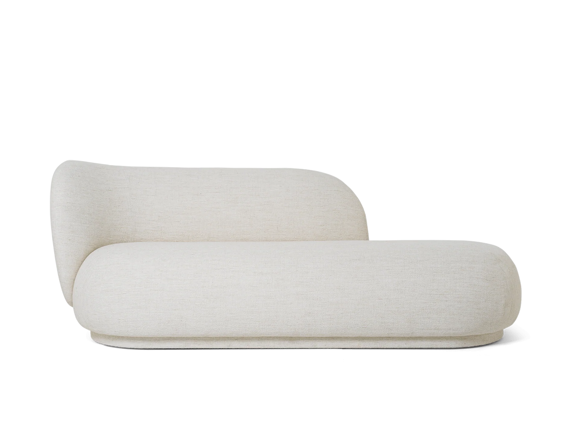 Rico Divan Left - Bouclé - Off-White - US