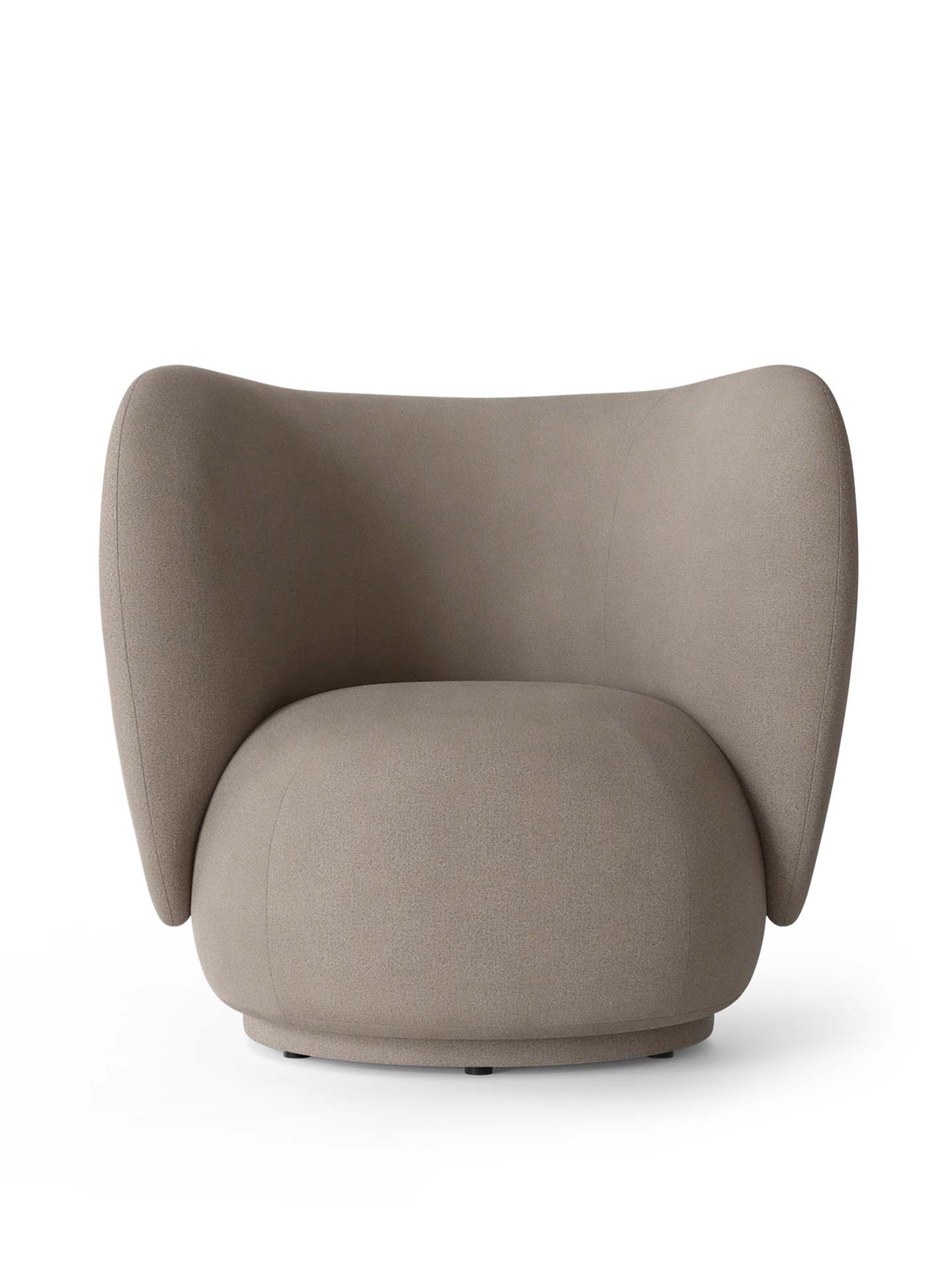 Rico Lounge Chair - Brushed - Warm Grey - US