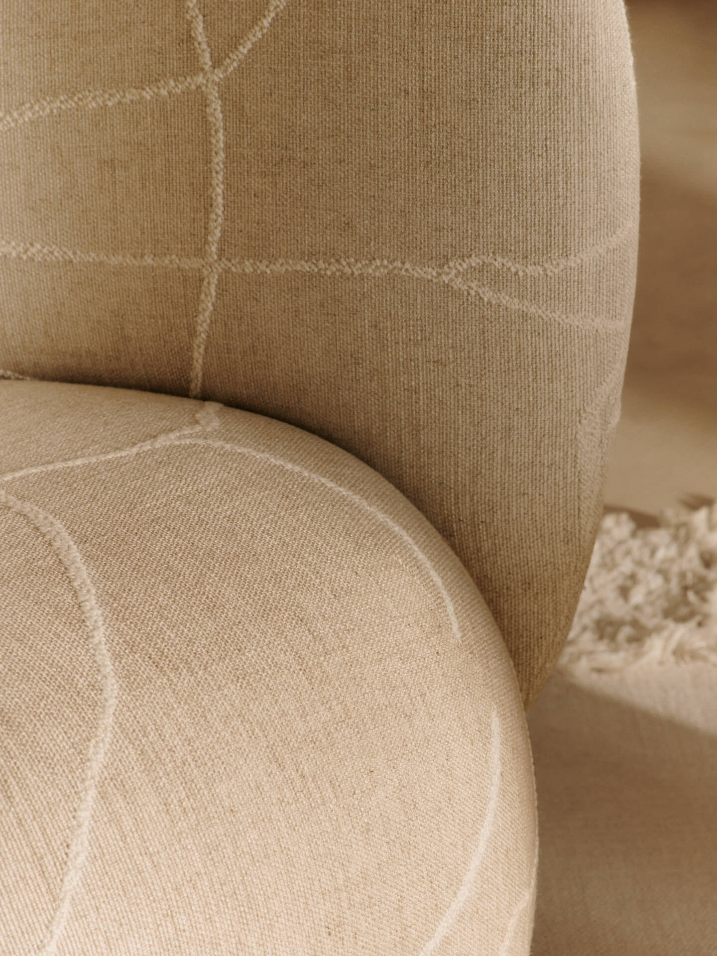Rico Lounge Chair - Can Lis - Sand/Off-White - US - Image 4
