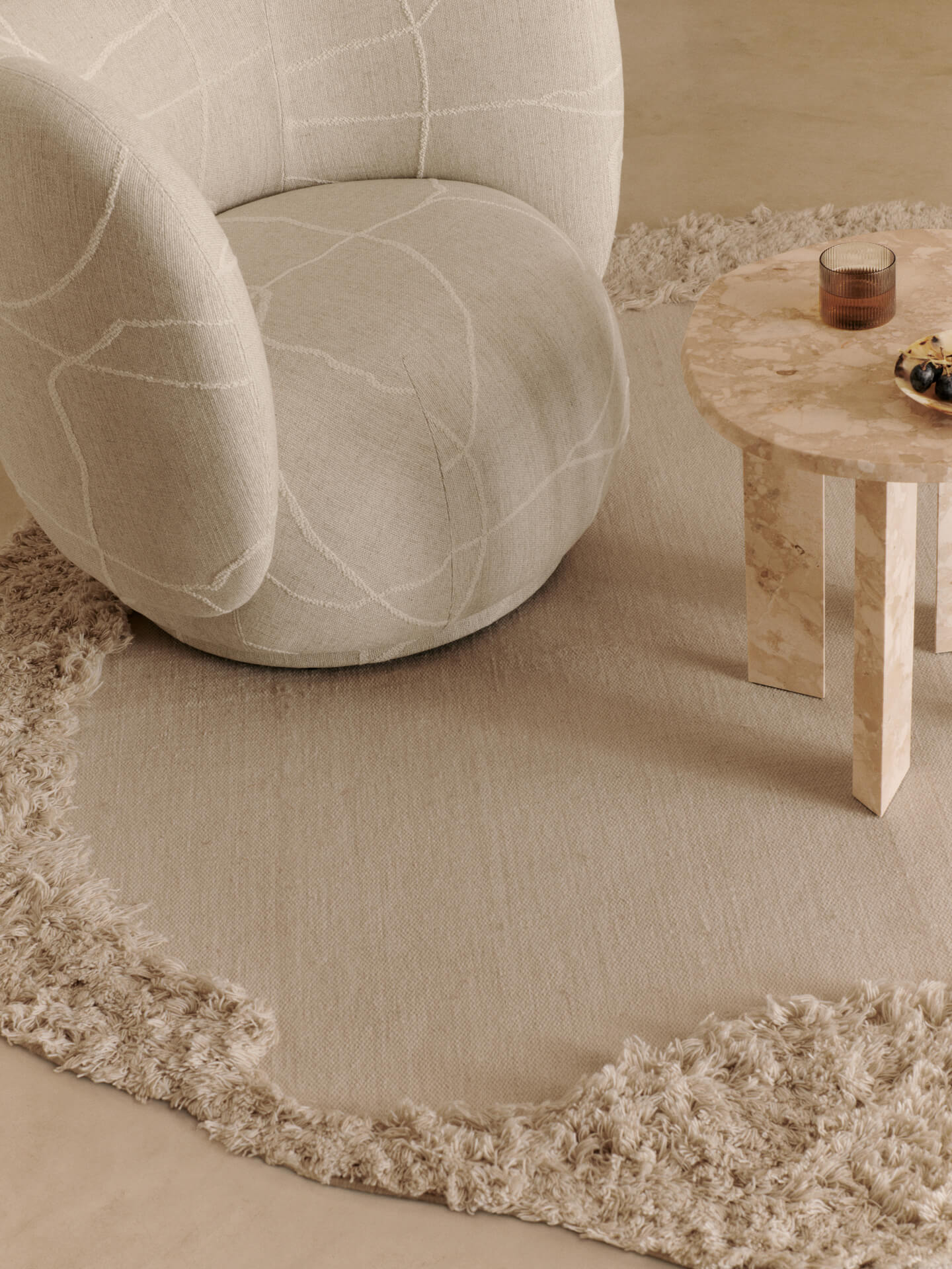 Rico Lounge Chair - Can Lis - Sand/Off-White - US - Image 5