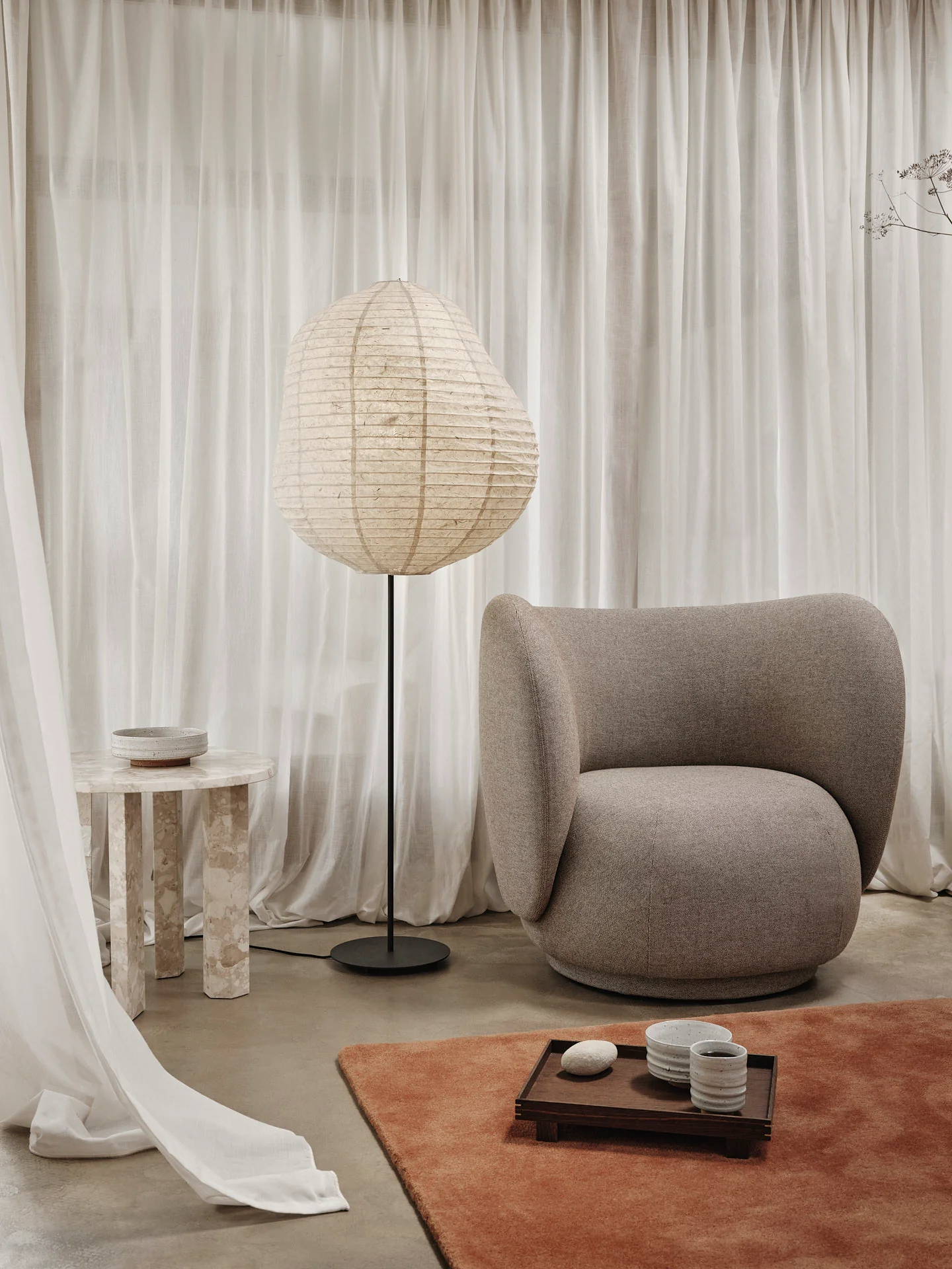 Rico Lounge Chair - Main Line Flax - Coffee - US - Image 2