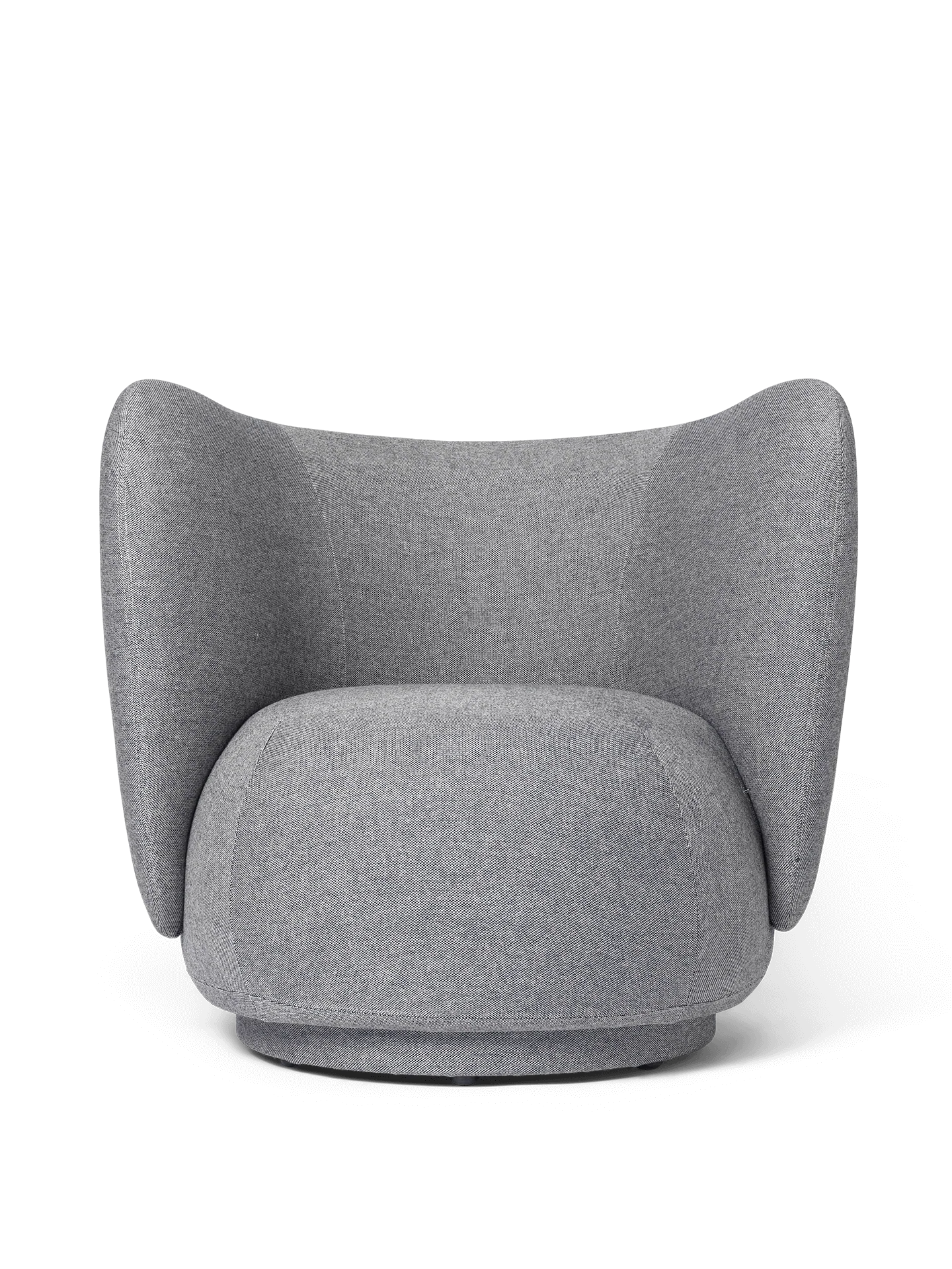 Rico Lounge Chair - Swivel - Main Line Flax - Navy Melange - US