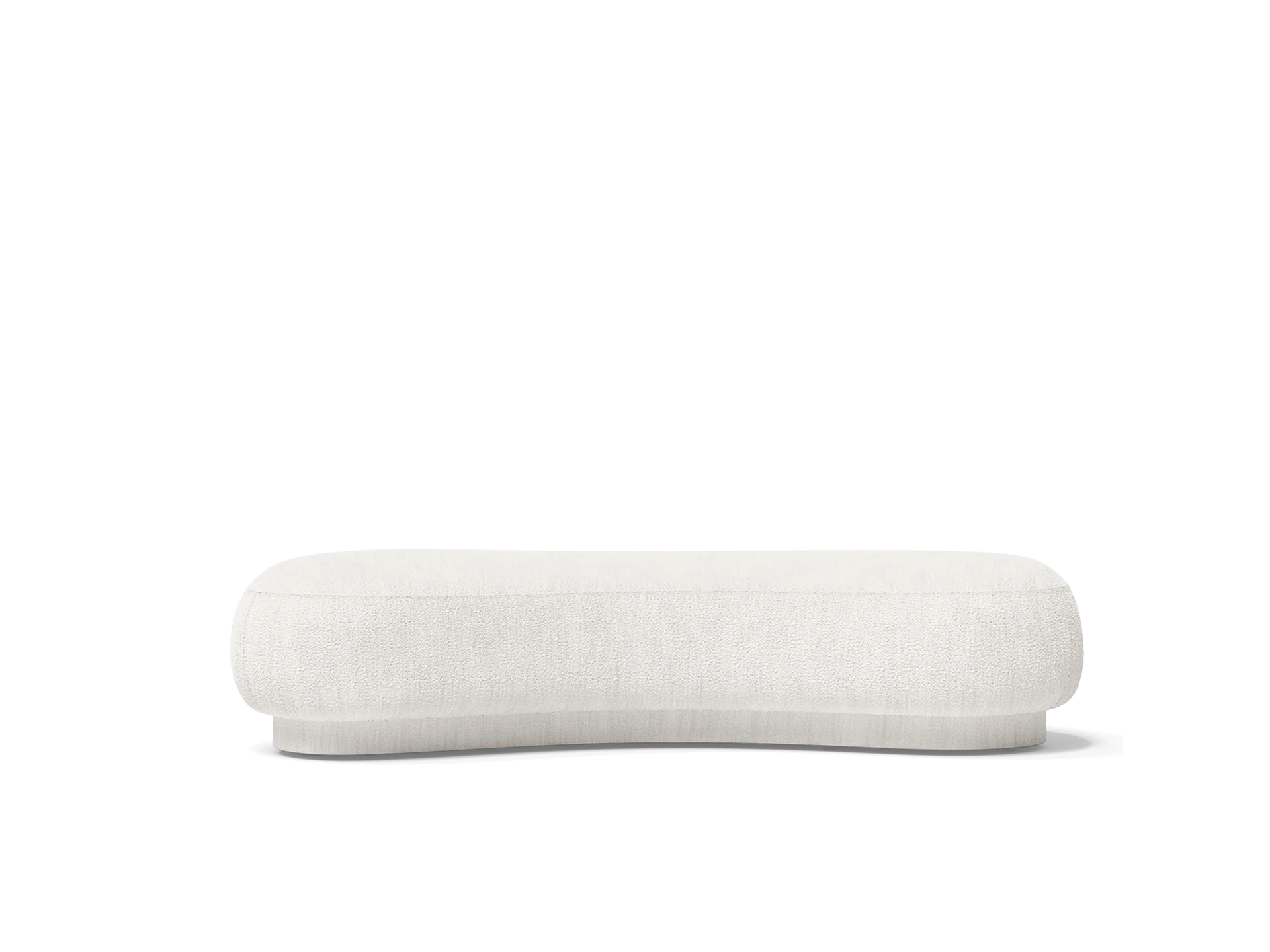 Rico Lounger Ottoman - Bouclé - Off-white - US