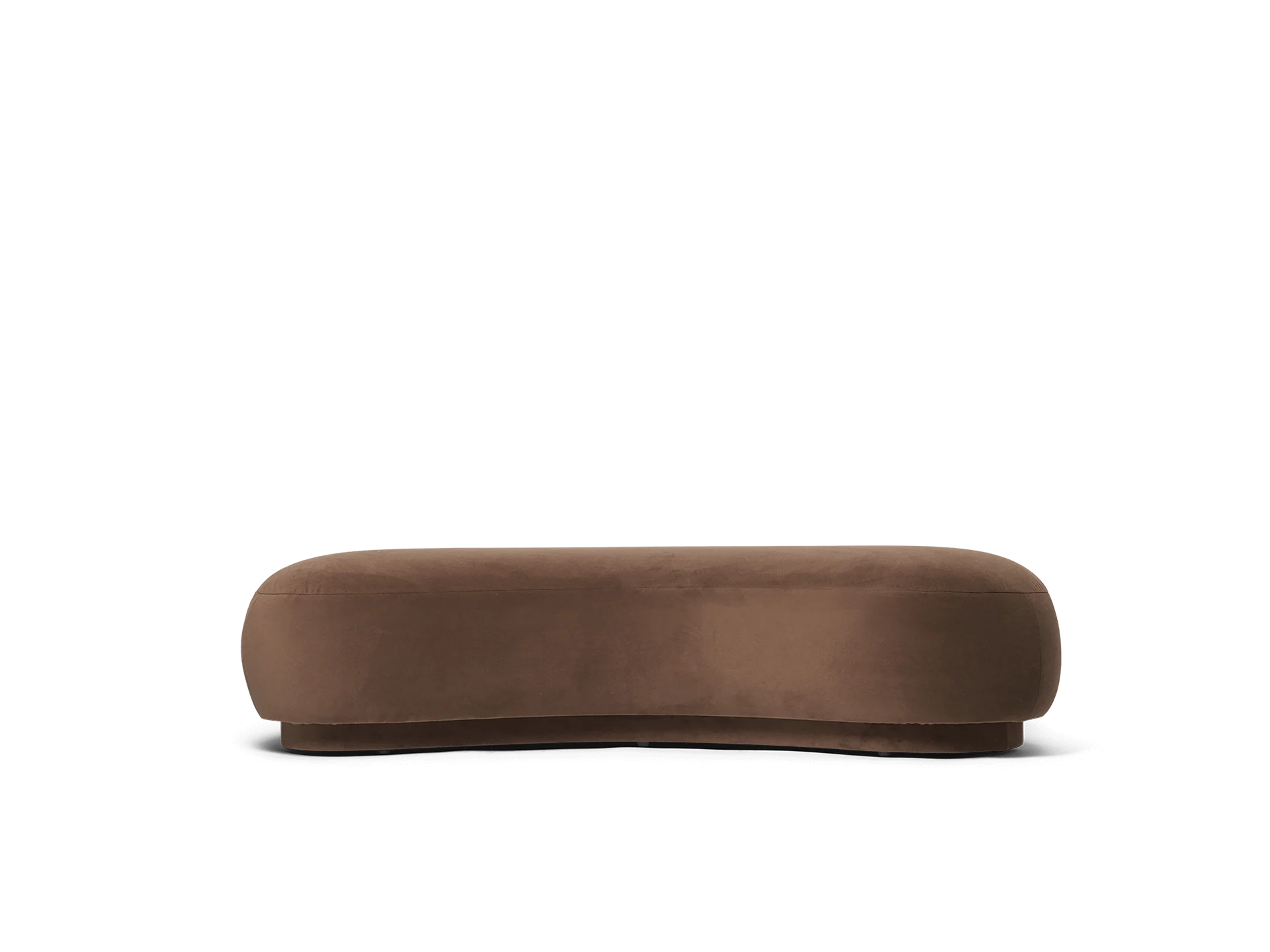 Rico Lounger Ottoman - Rich Velvet - Soft Brown - US - Image 4