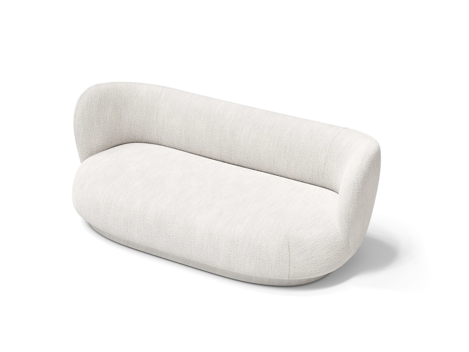 Rico Lounger Sofa - Bouclé - Off-white - US