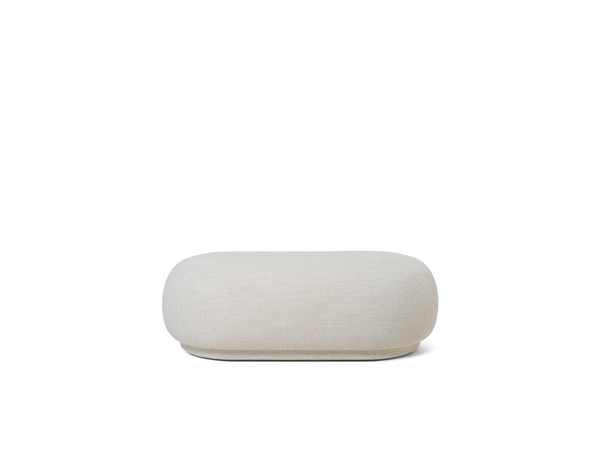 Rico Ottoman - Bouclé - Off-White - US