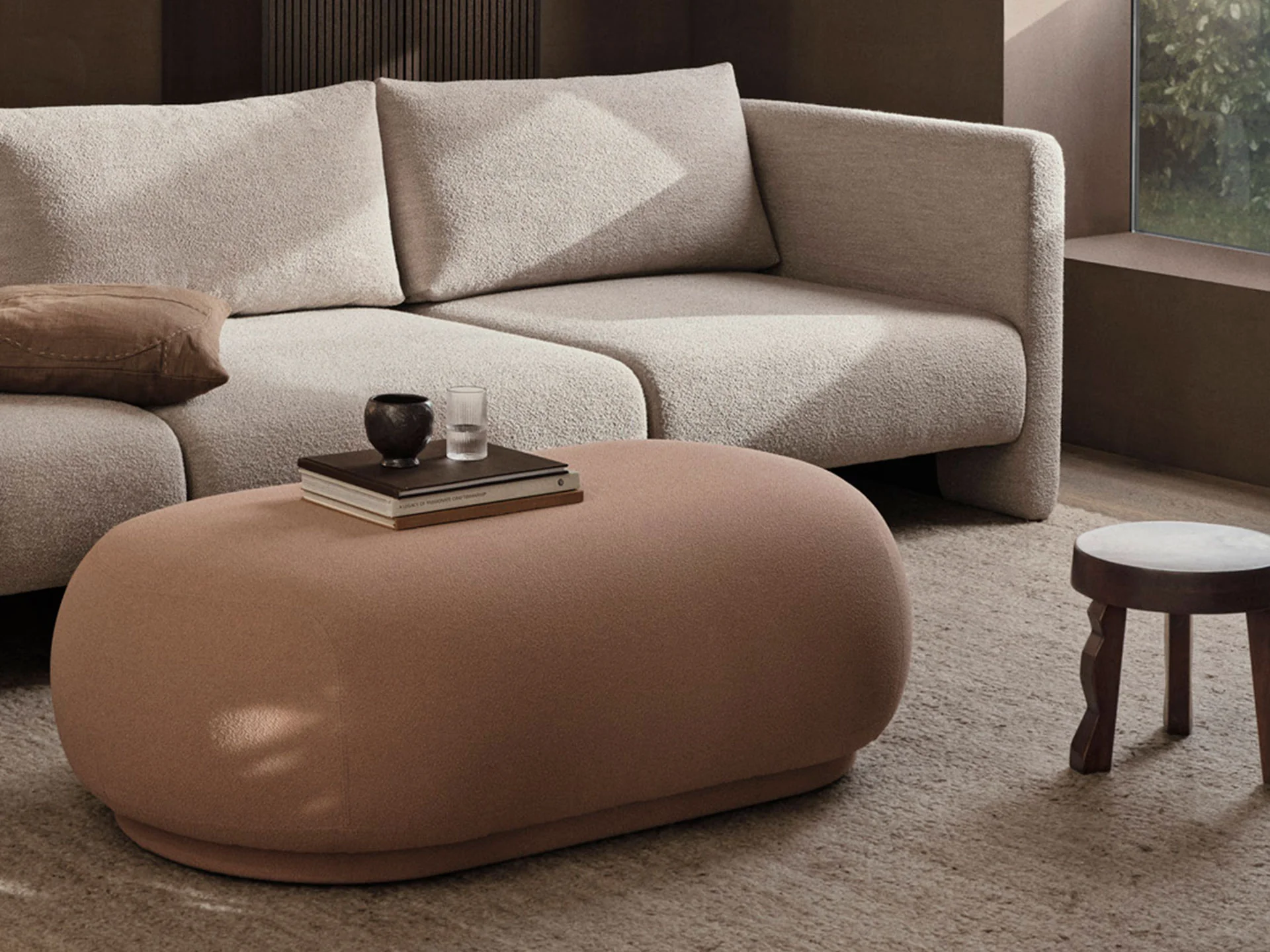Rico Ottoman - Grain - Dusty Rose - US - Image 2