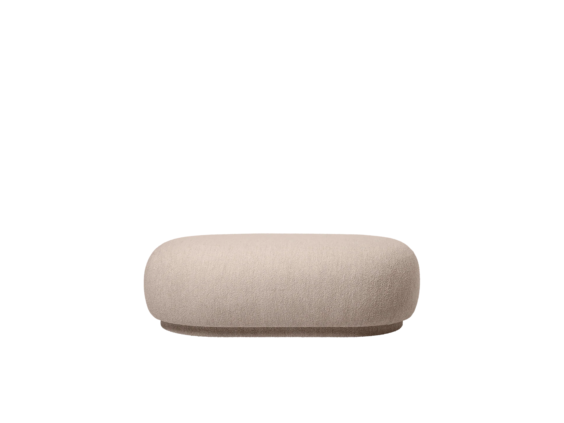 Rico Ottoman - Soft Bouclé - Natural - US