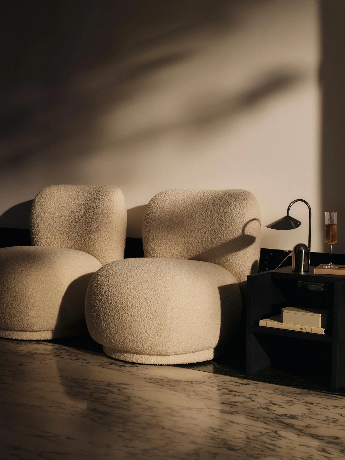 Rico Piccolo Lounge Chair - Nordic Bouclé - Off-White - US - Image 3