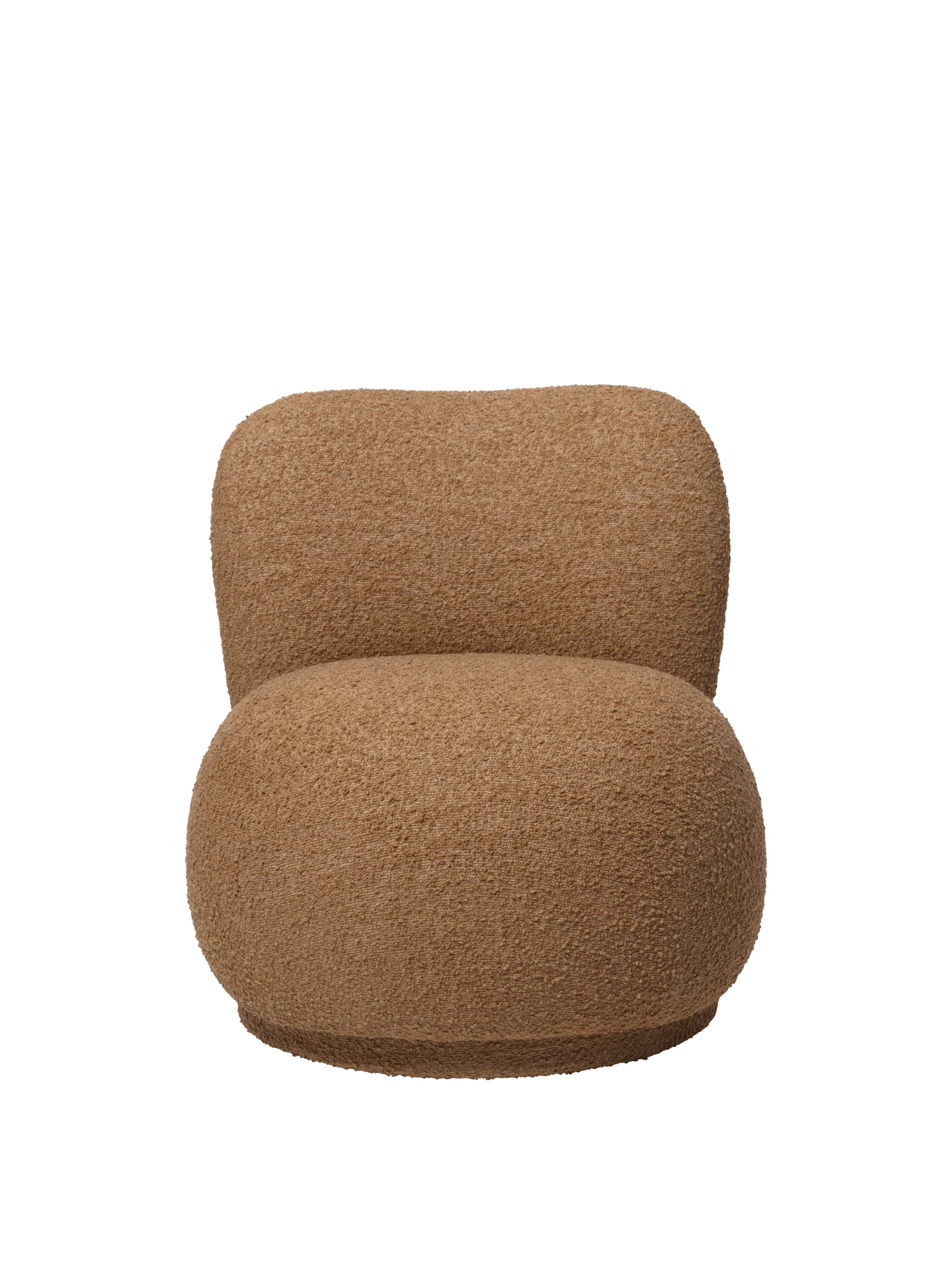 Rico Piccolo Lounge Chair - Raw Bouclé - Tan - US