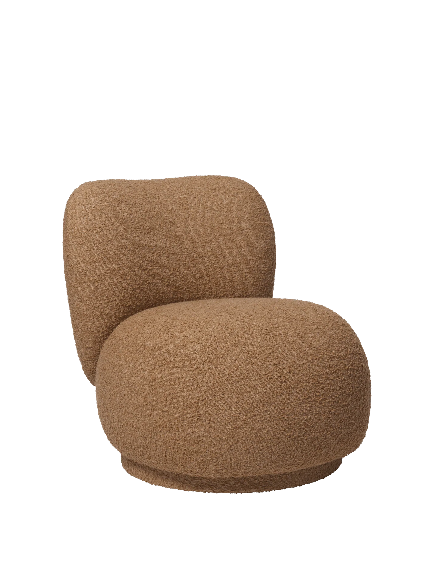 Rico Piccolo Lounge Chair - Raw Bouclé - Tan - US - Image 3