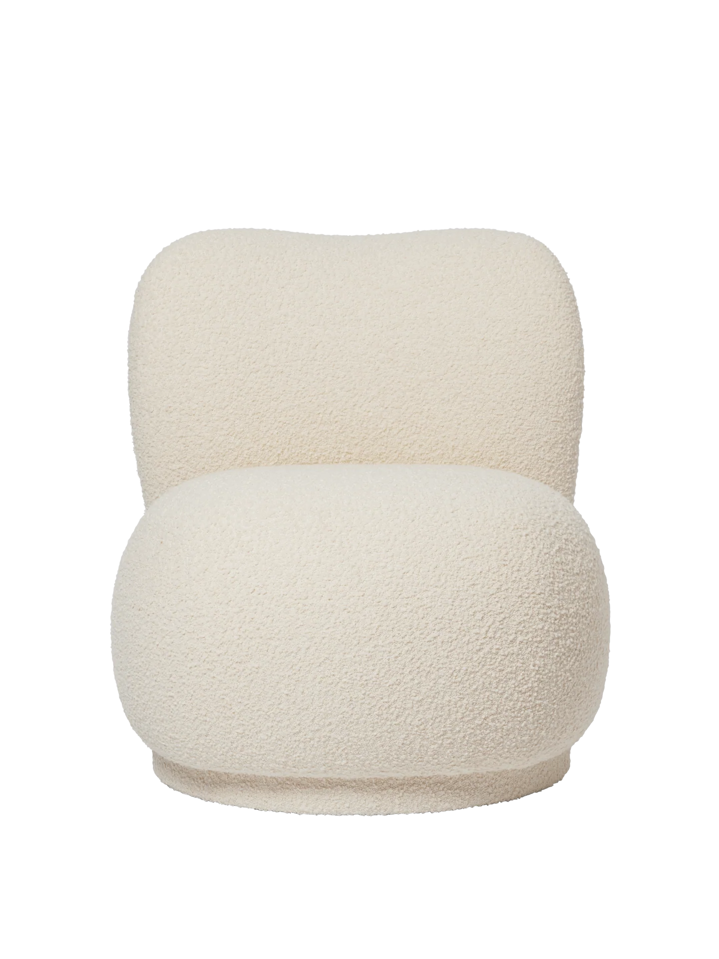 Rico Piccolo Lounge Chair - Swivel - Nordic Bouclé - Off-White - US
