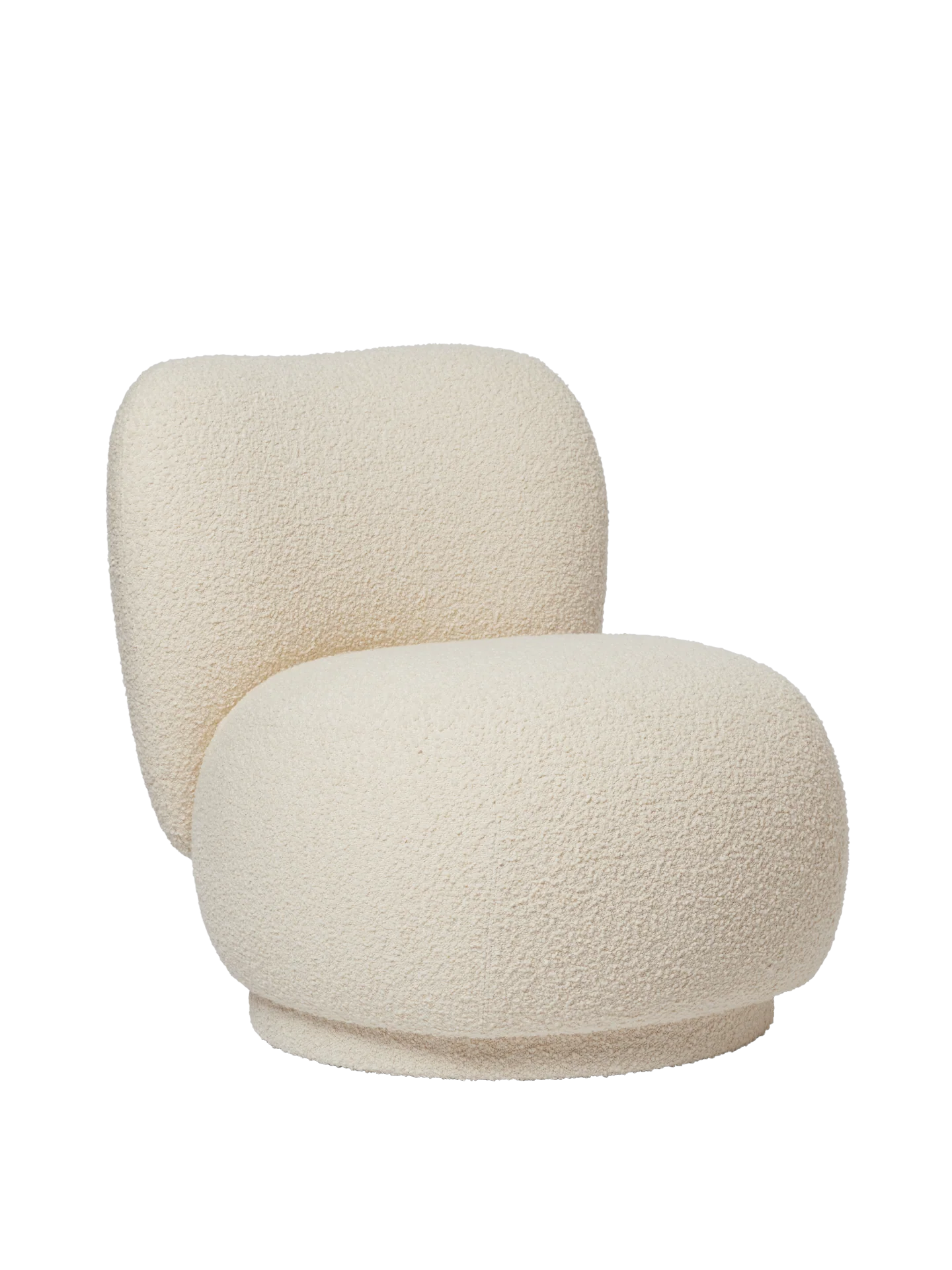 Rico Piccolo Lounge Chair - Swivel - Nordic Bouclé - Off-White - US - Image 2