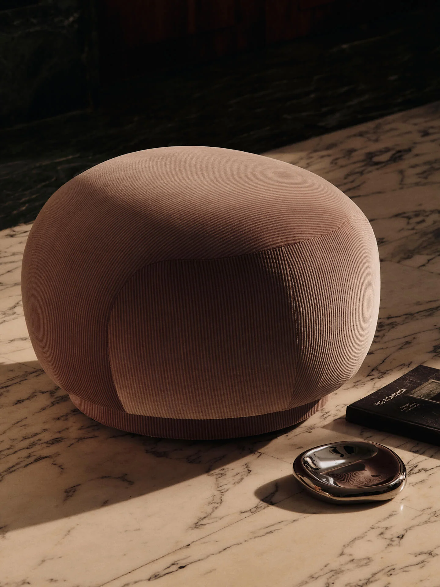 Rico Pouf - Devoré Velvet - Blush - US - Image 2