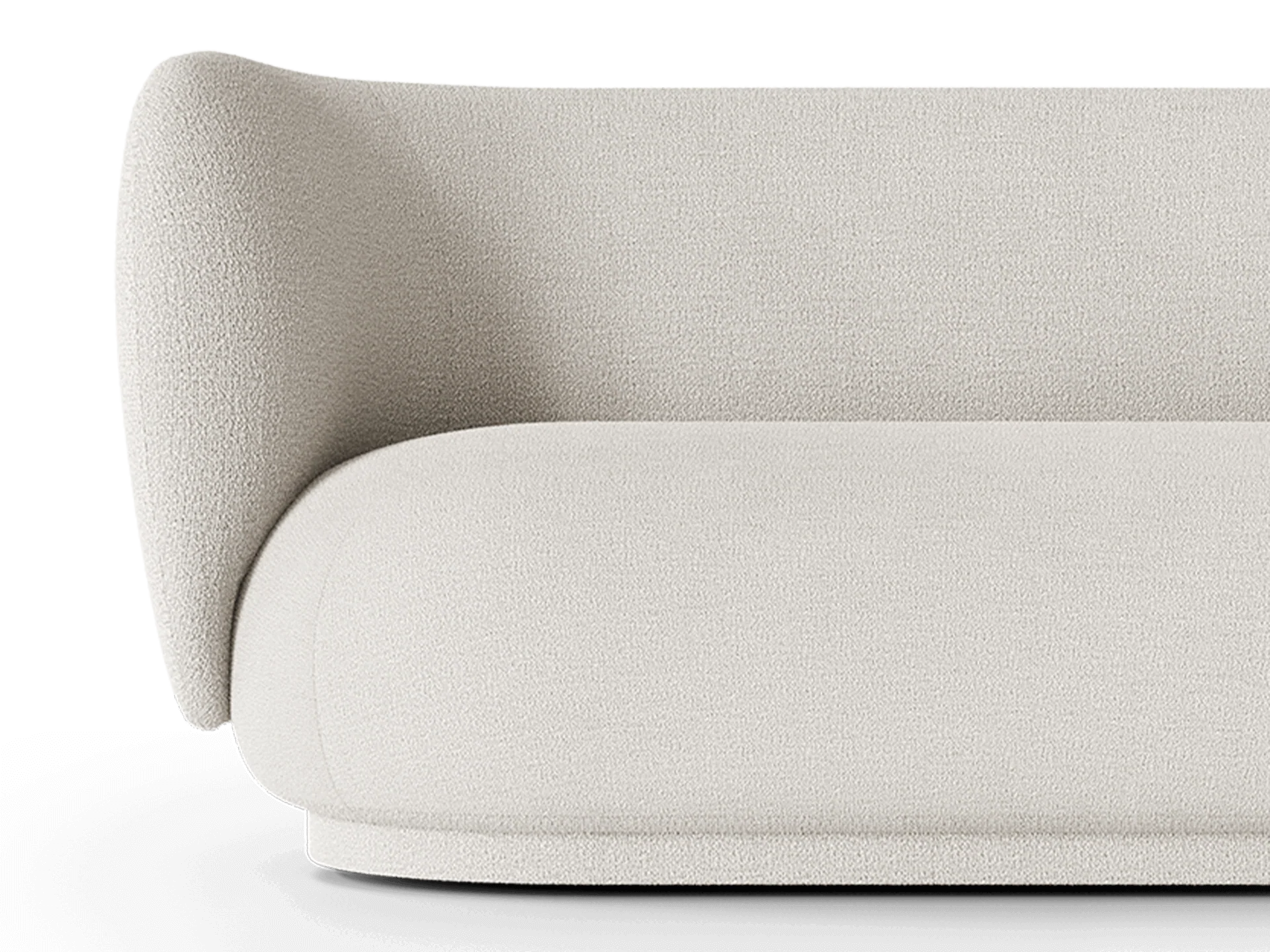 Rico Sofa 2-seater - Bouclé - Off-White - US - Image 2