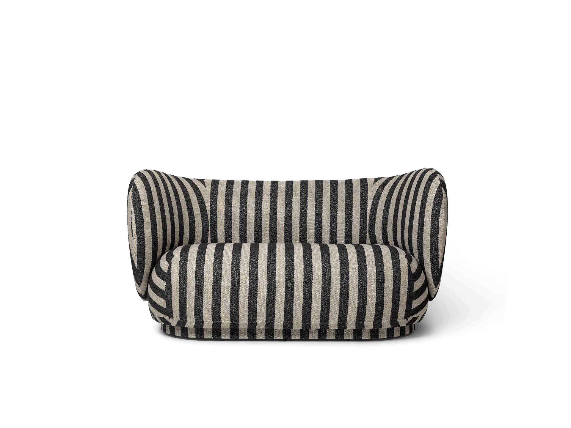 Rico Sofa 2-seater - Louisiana - Sand/Black - US