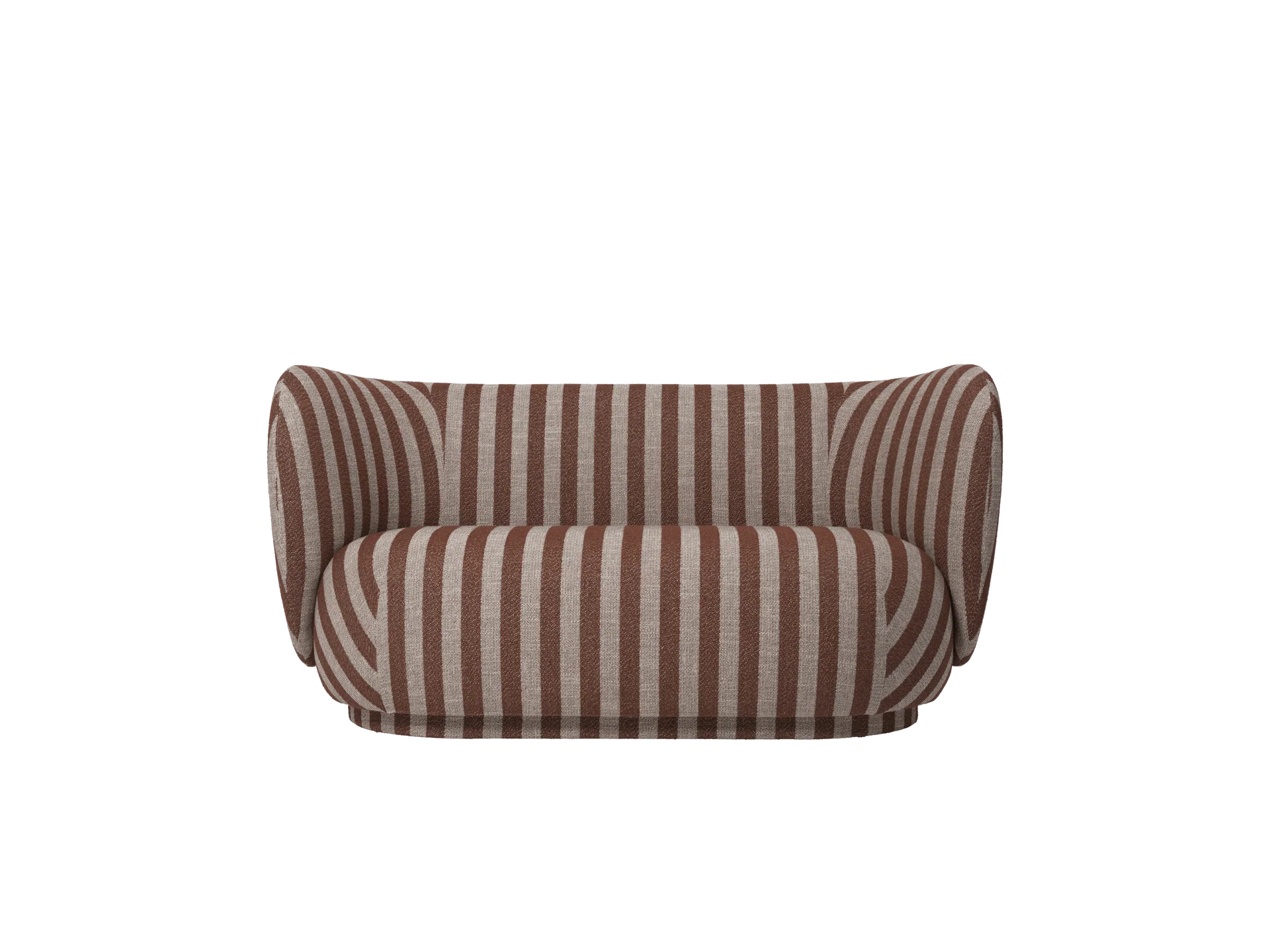Rico Sofa 2-seater - Louisiana - Sand/Chocolate - US