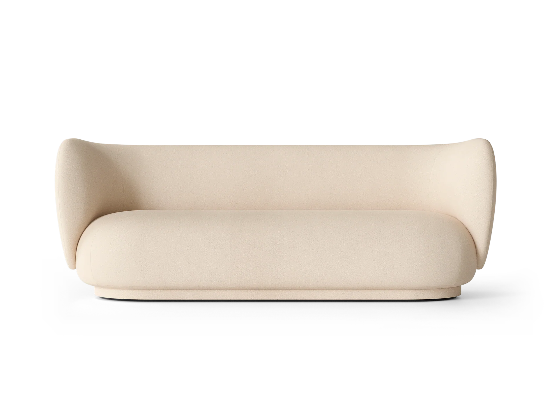 Rico Sofa 3-seater - Brushed - Off-White - US
