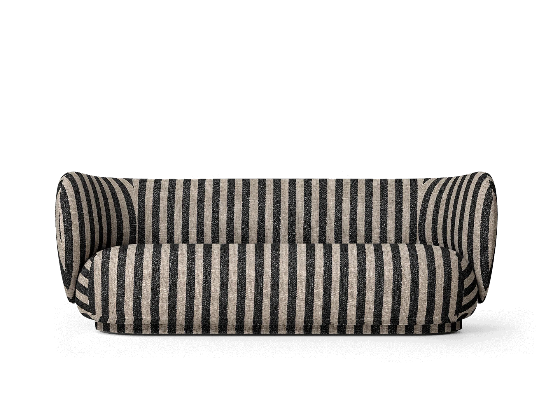 Rico Sofa 3-seater - Louisiana - Sand/Black - US