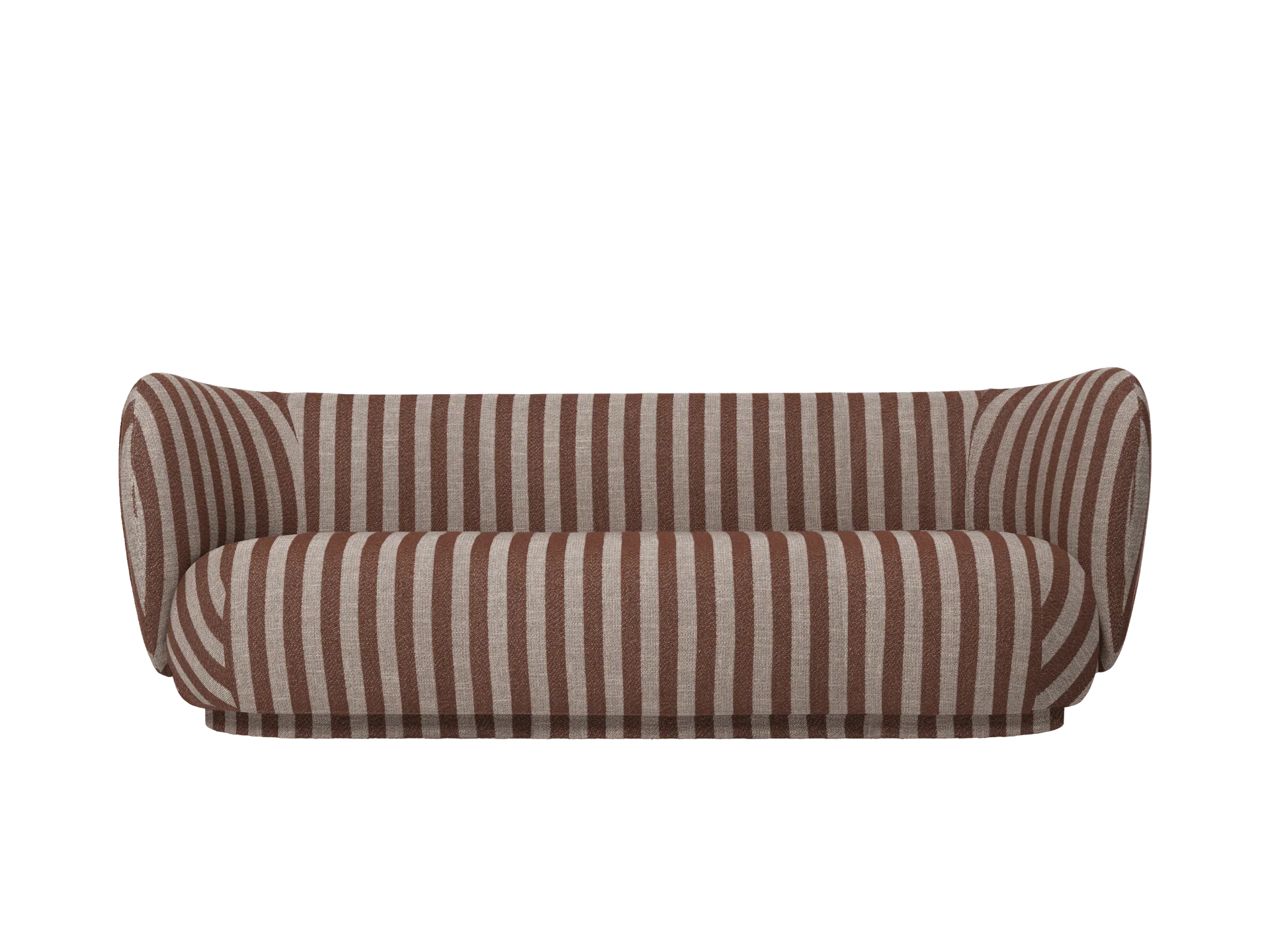 Rico Sofa 3-seater - Louisiana - Sand/Chocolate - US