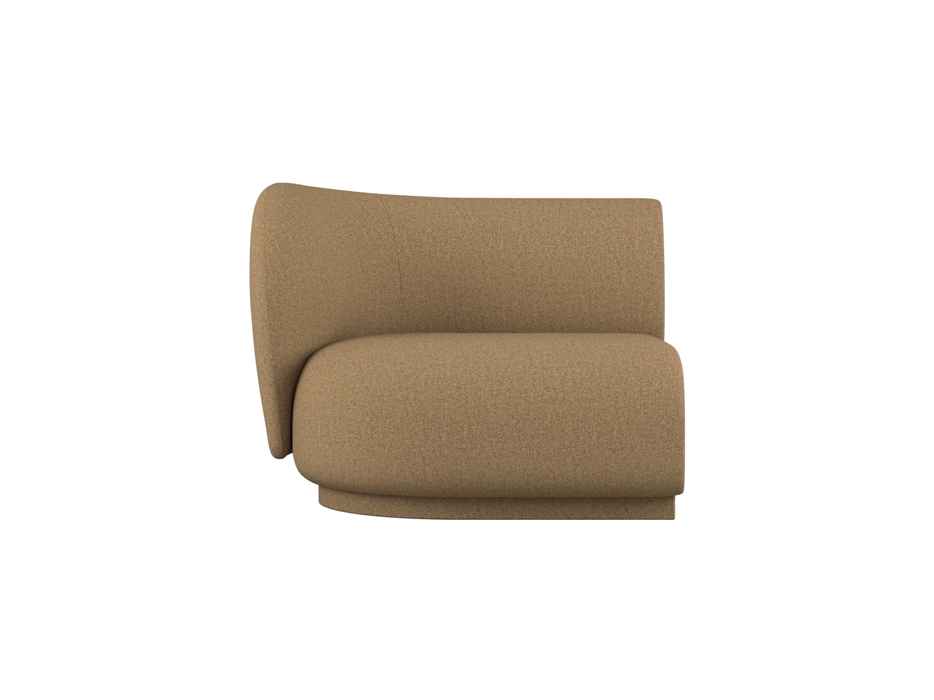 Rico Sofa Armrest Left - Raw Bouclé - Tan - US