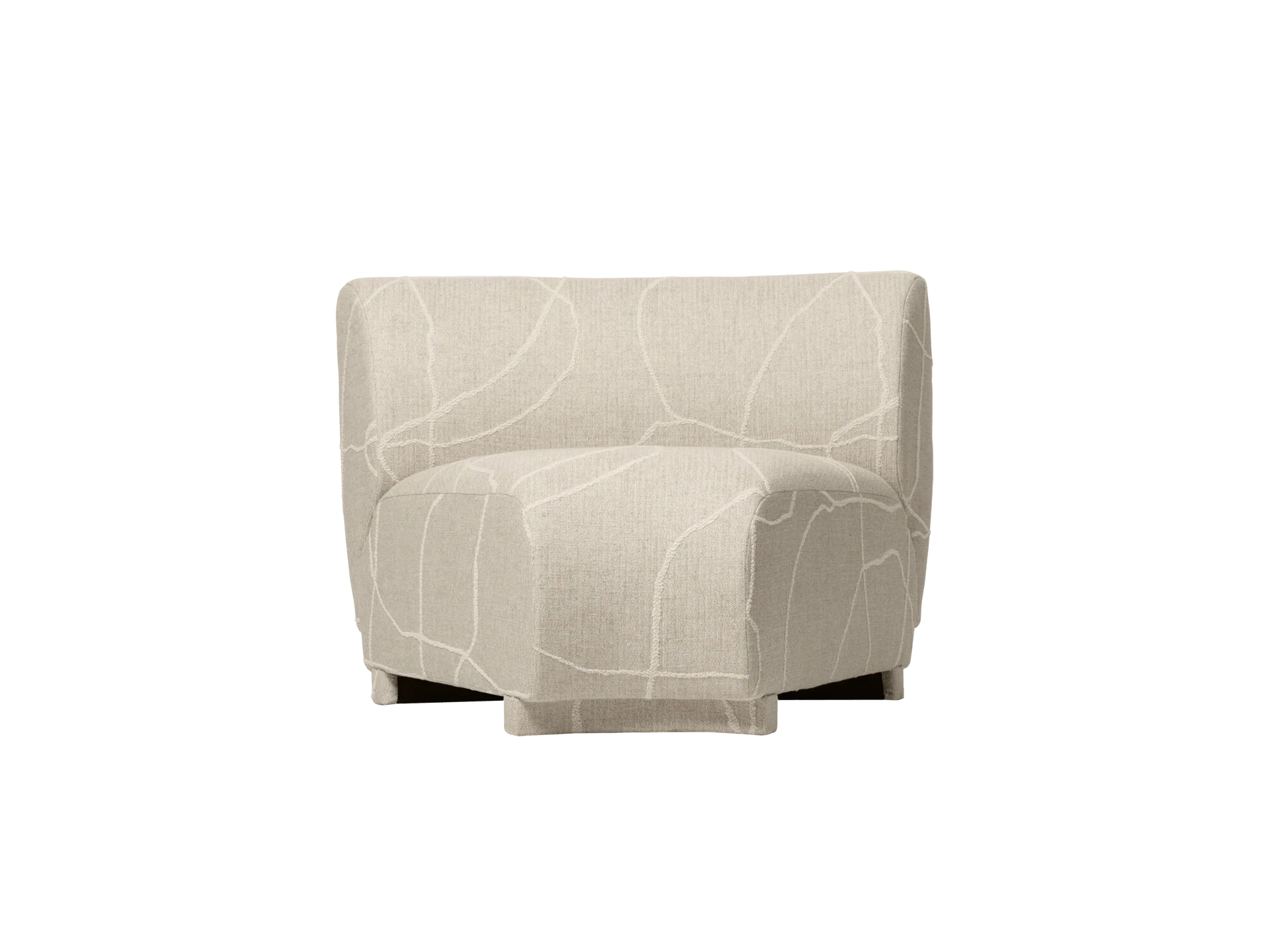 Rico Sofa Corner - Narrow - Can Lis - Sand/Off-White - US