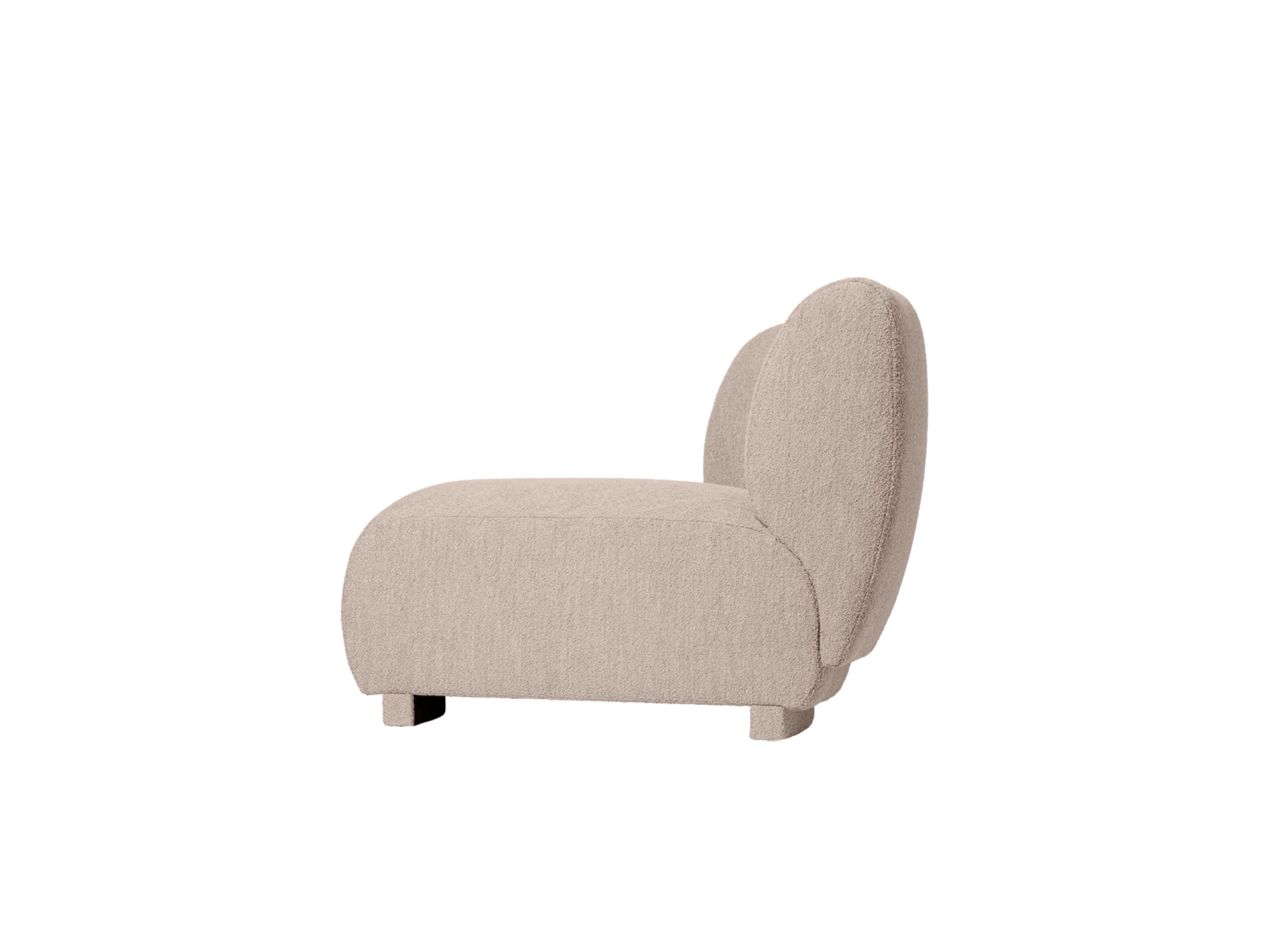 Rico Sofa Corner - Narrow - Soft Bouclé - Natural - US - Image 4