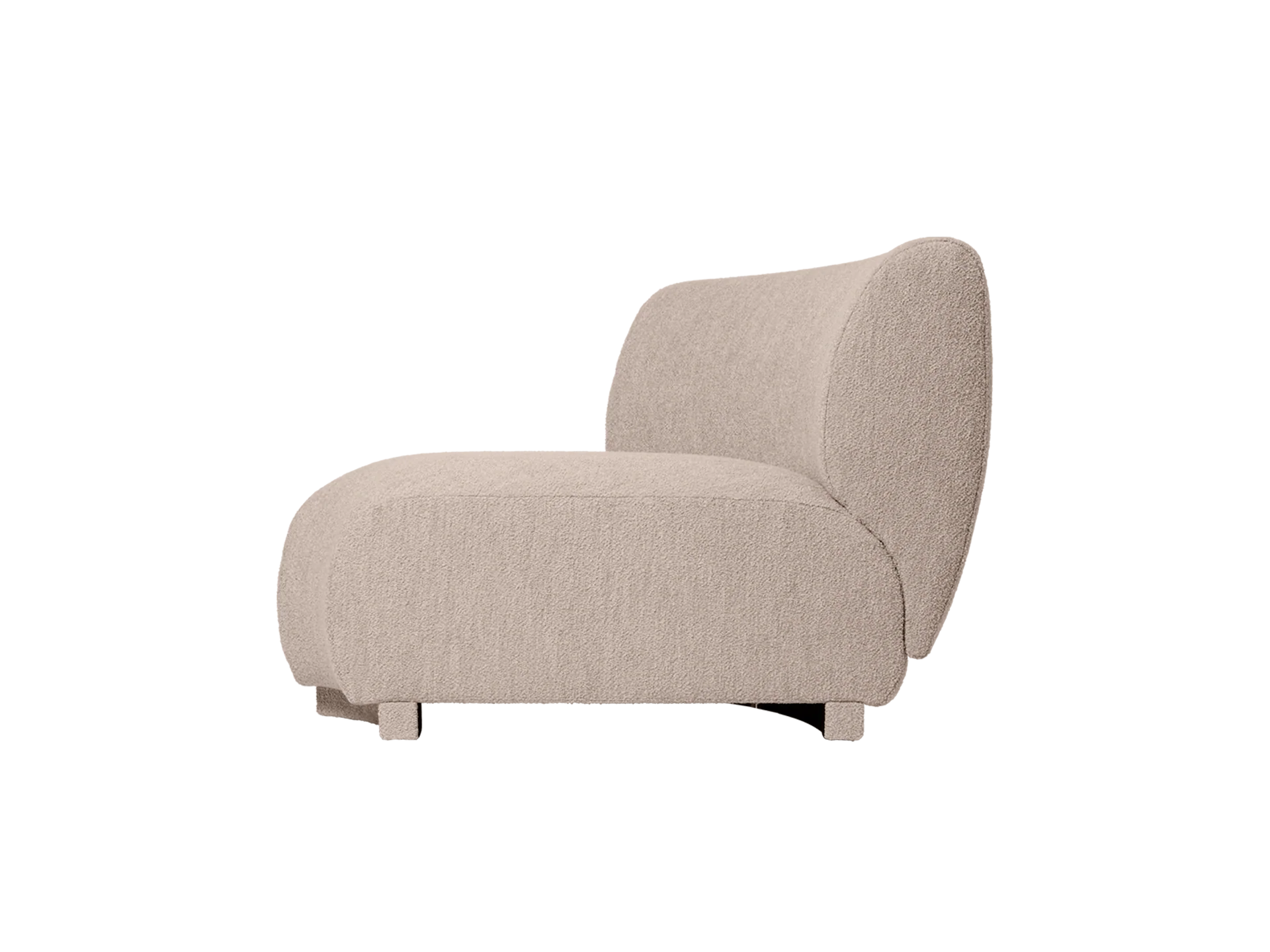 Rico Sofa Corner - Narrow - Soft Bouclé - Natural - US - Image 5
