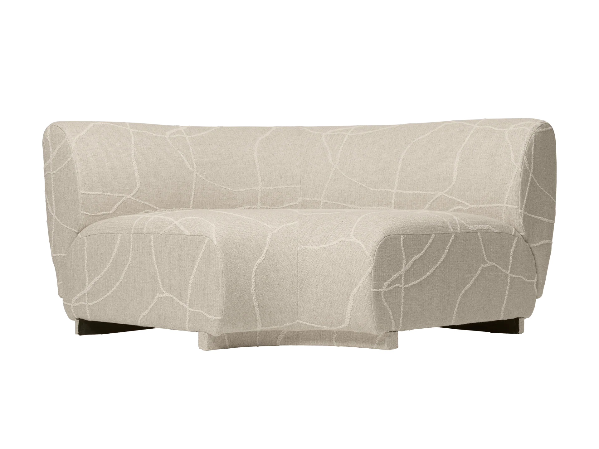 Rico Sofa Corner - Wide - Can Lis - Sand/Off-White - US
