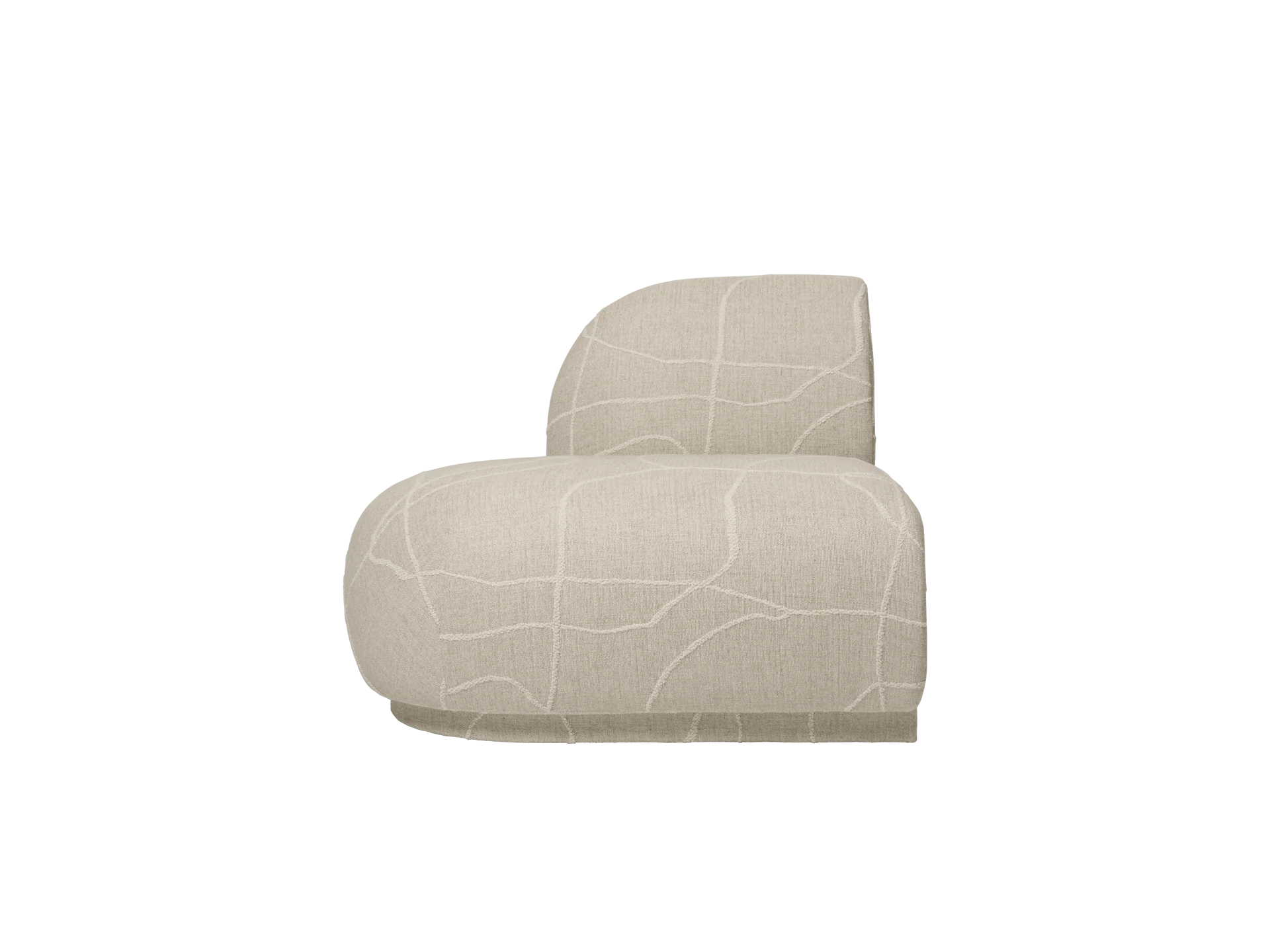 Rico Sofa Open End Left - Can Lis - Sand/Off-White - US